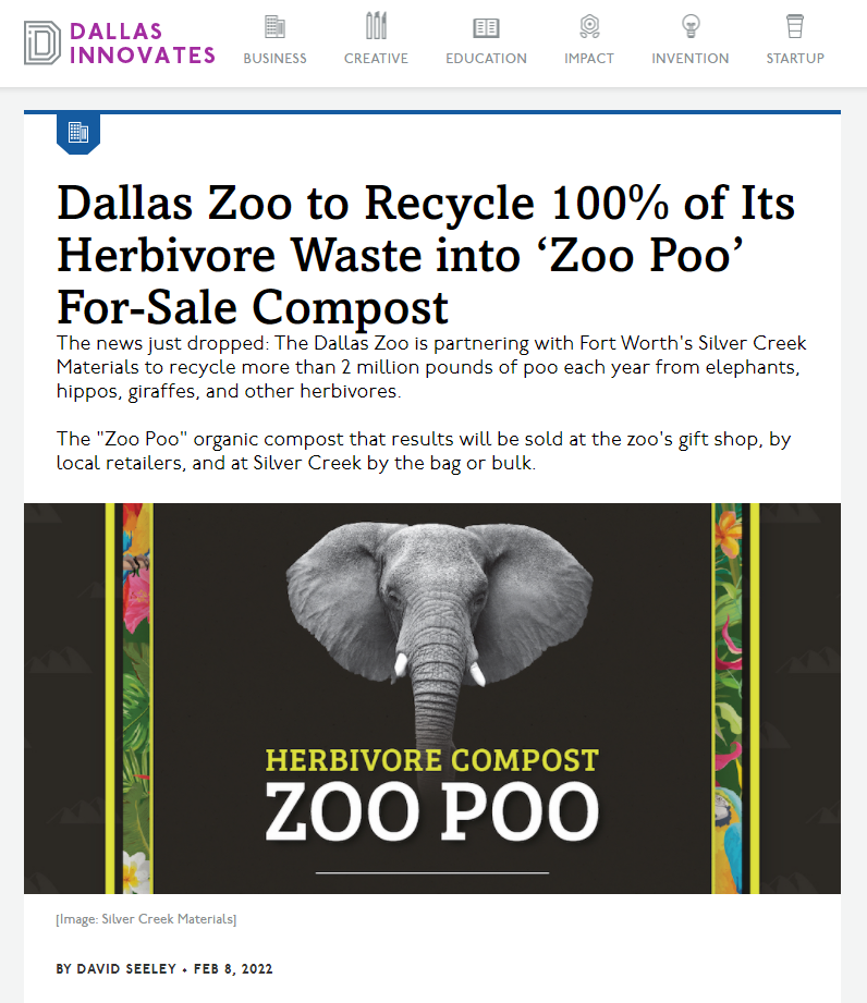 Zoo Poo 100 Organic Herbivore Compost — Silver Creek Materials