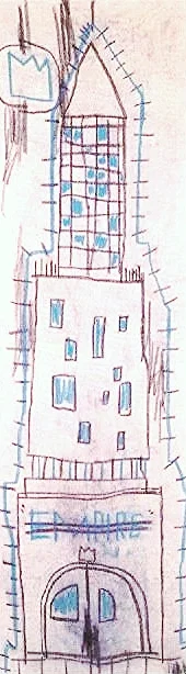 Untitled (1984), Basquiat in collaboration with Cora Bischofberger (age 4-5)