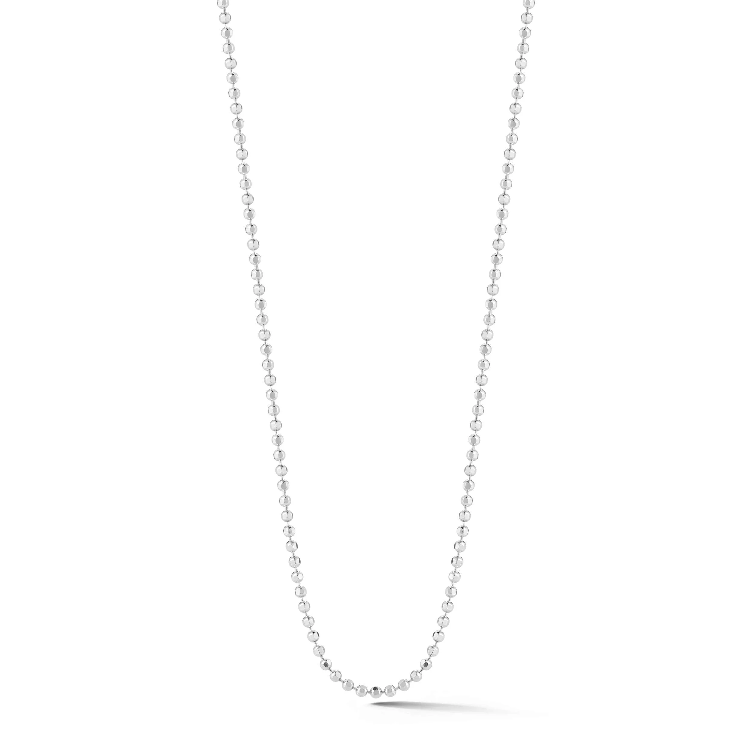 18-inch Diamond-cut Silver Chain 