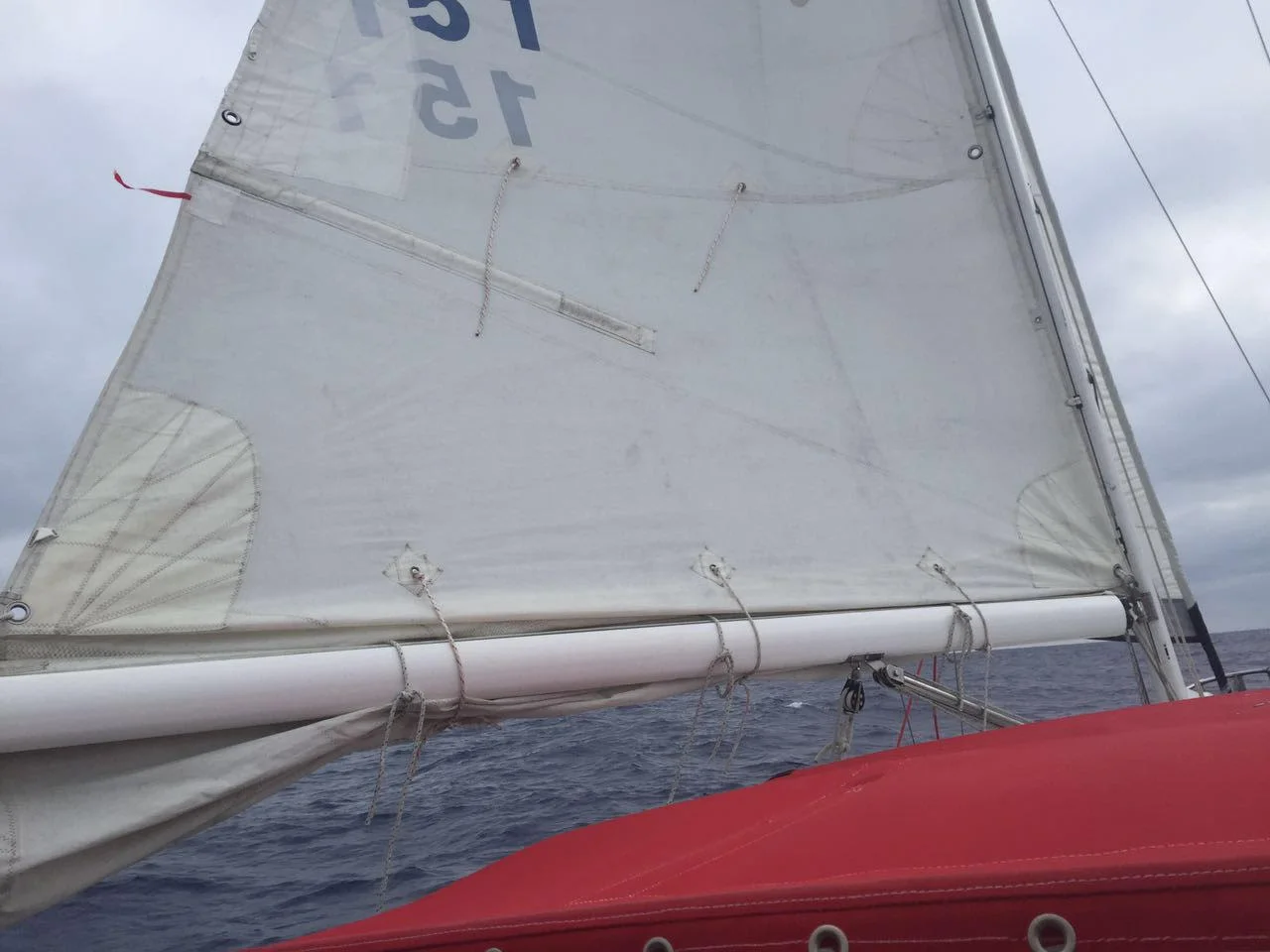 Reefed and ready for action