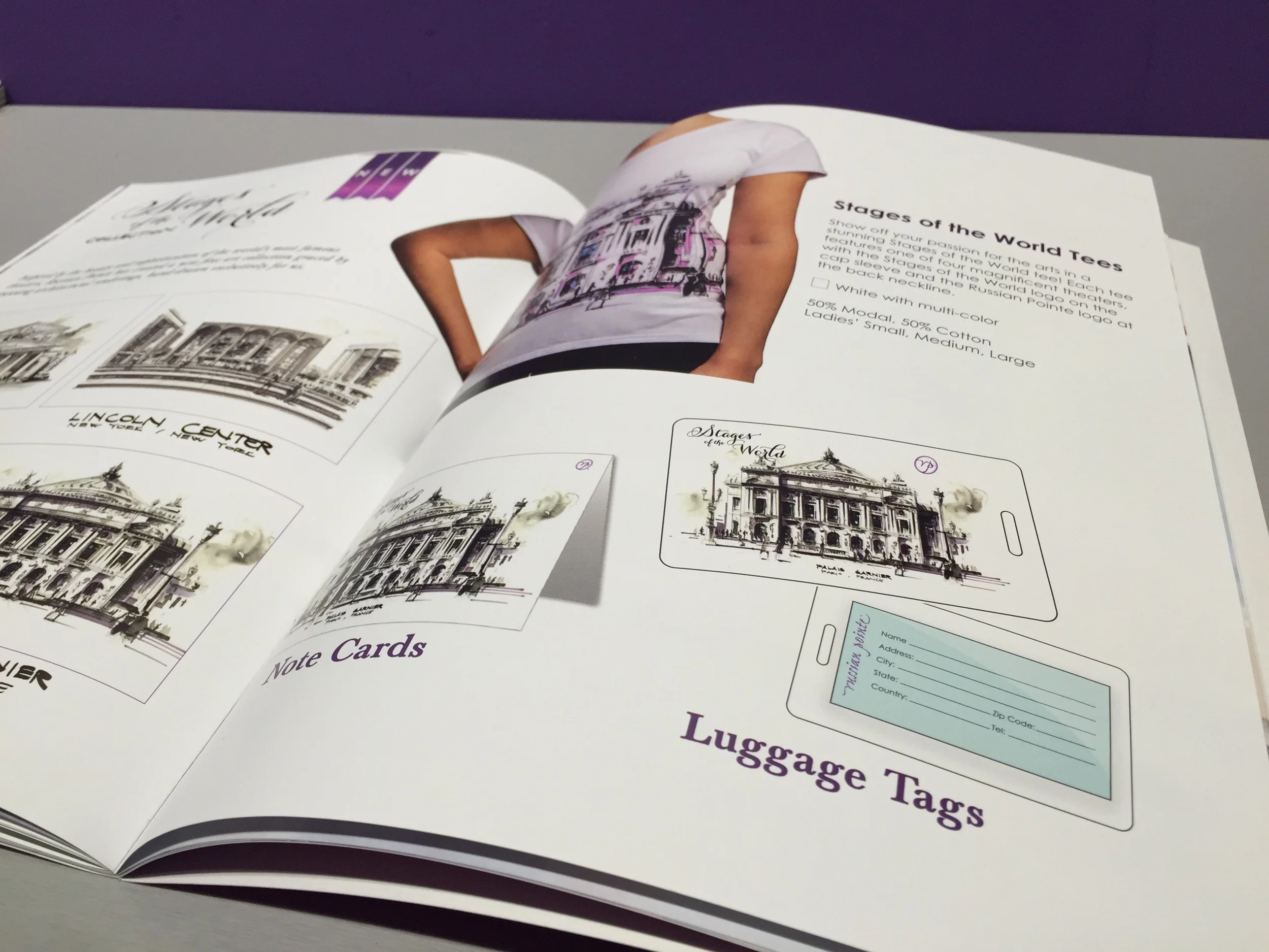 Creating the new Russian Pointe catalog