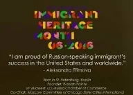 Russian-Speaking Immigrants Celebrate Immigrant heritage month