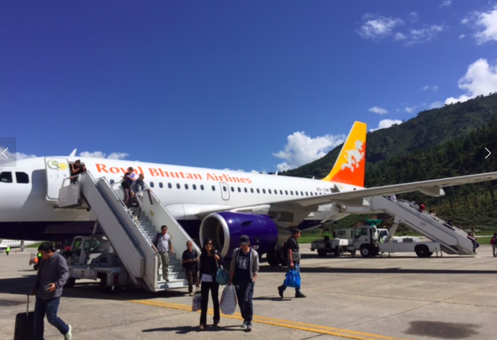 Flight to Bhutan