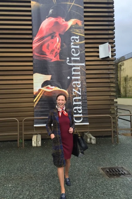 Russian Pointe attends Danza in Fiera in Florence, Italy