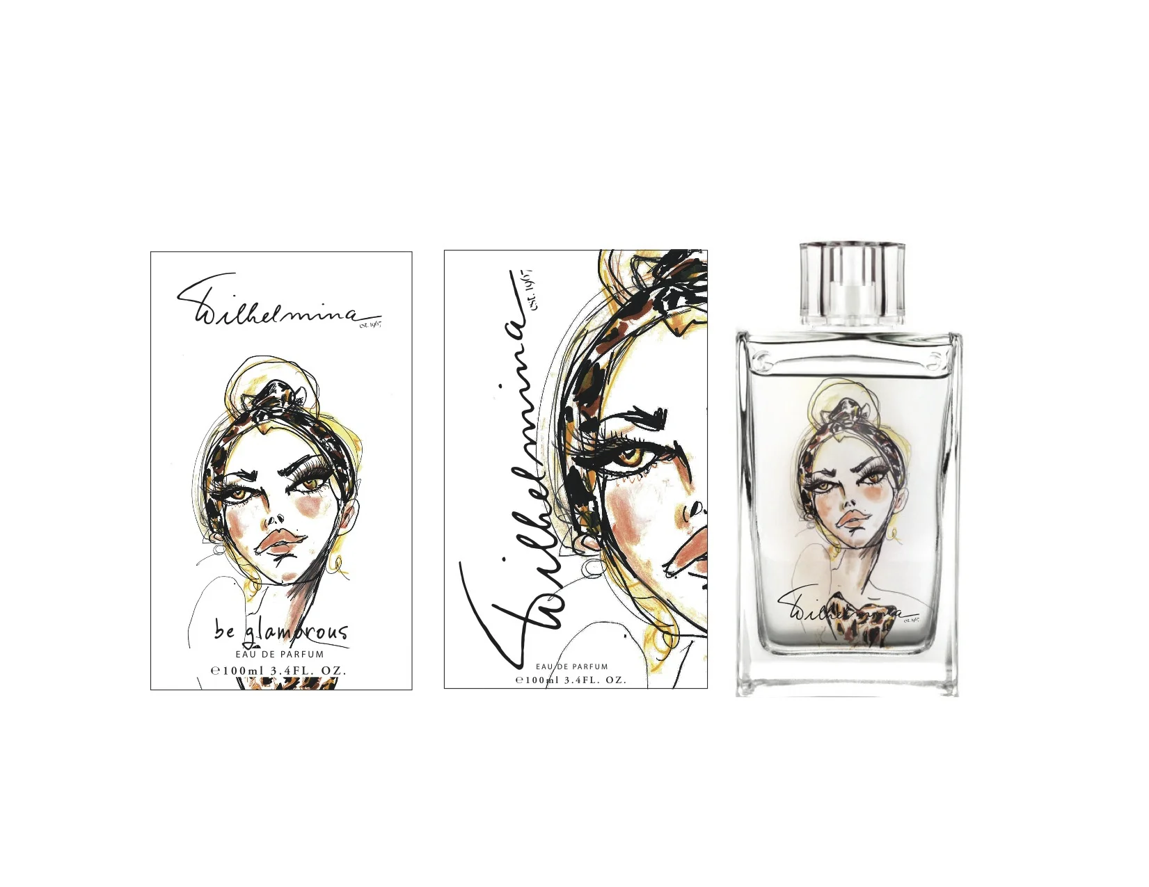 Wilhemina Models/ Package Design