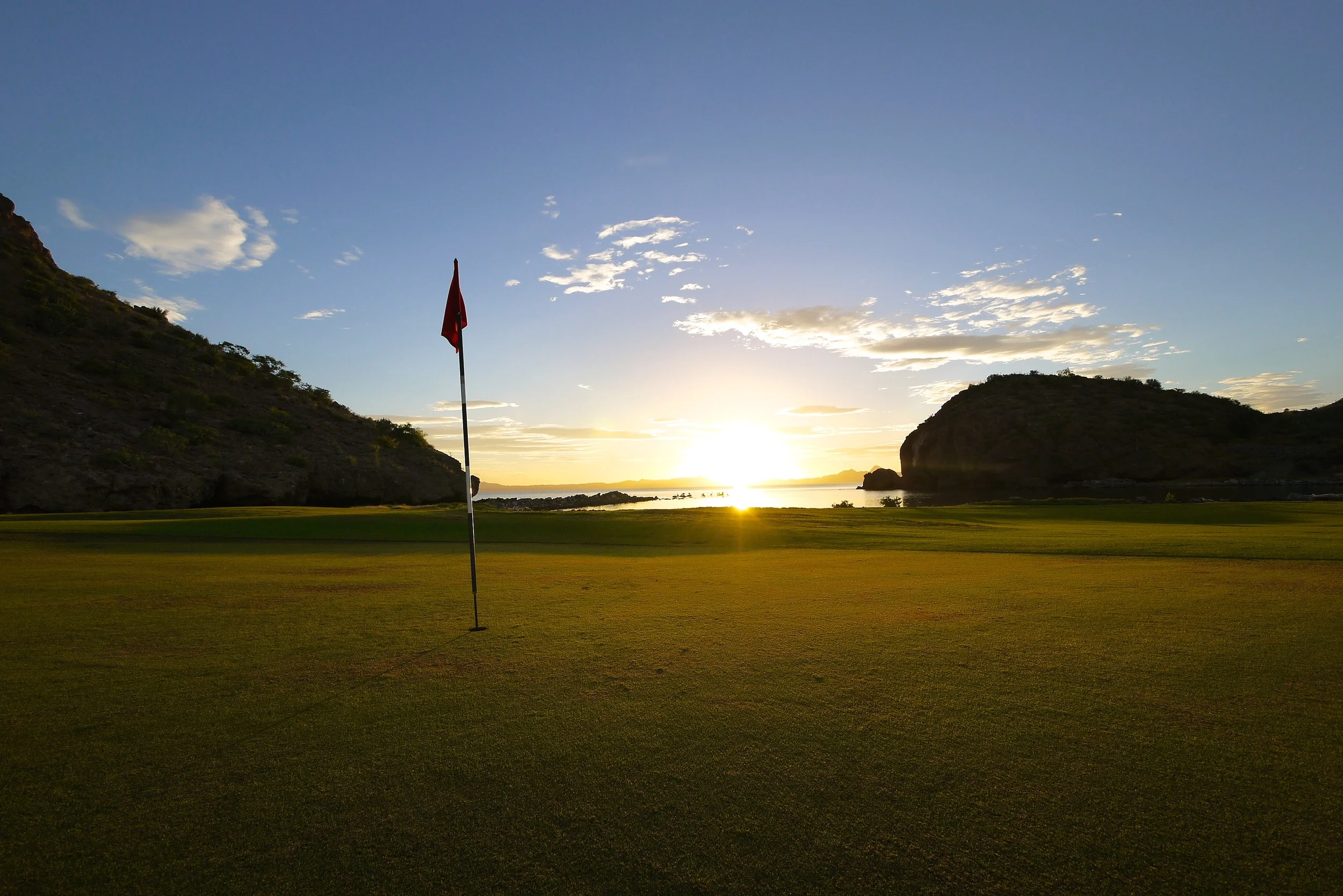 View from the 15th green on the Loreto Bay Golf Course.