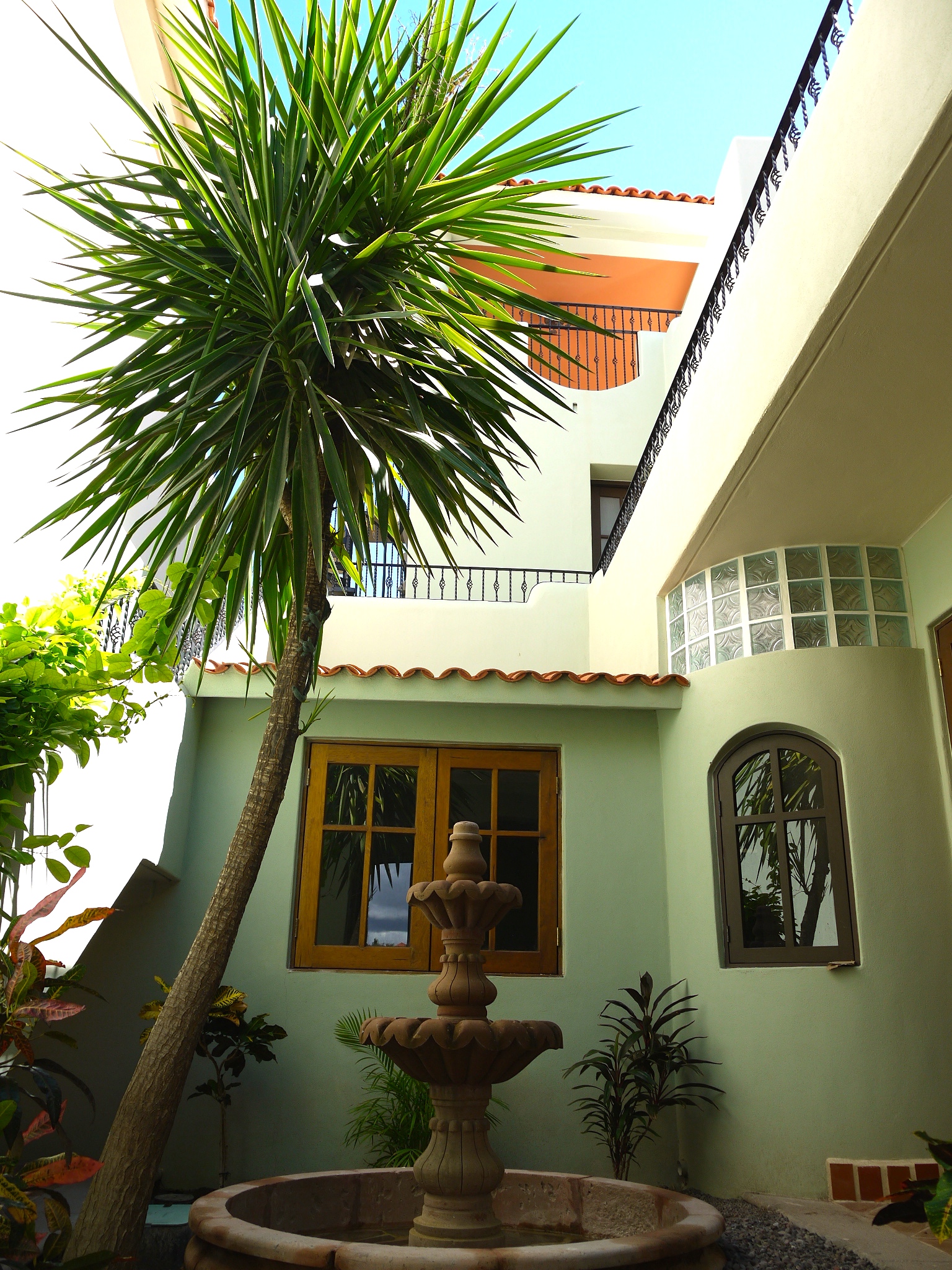 Private garden courtyard