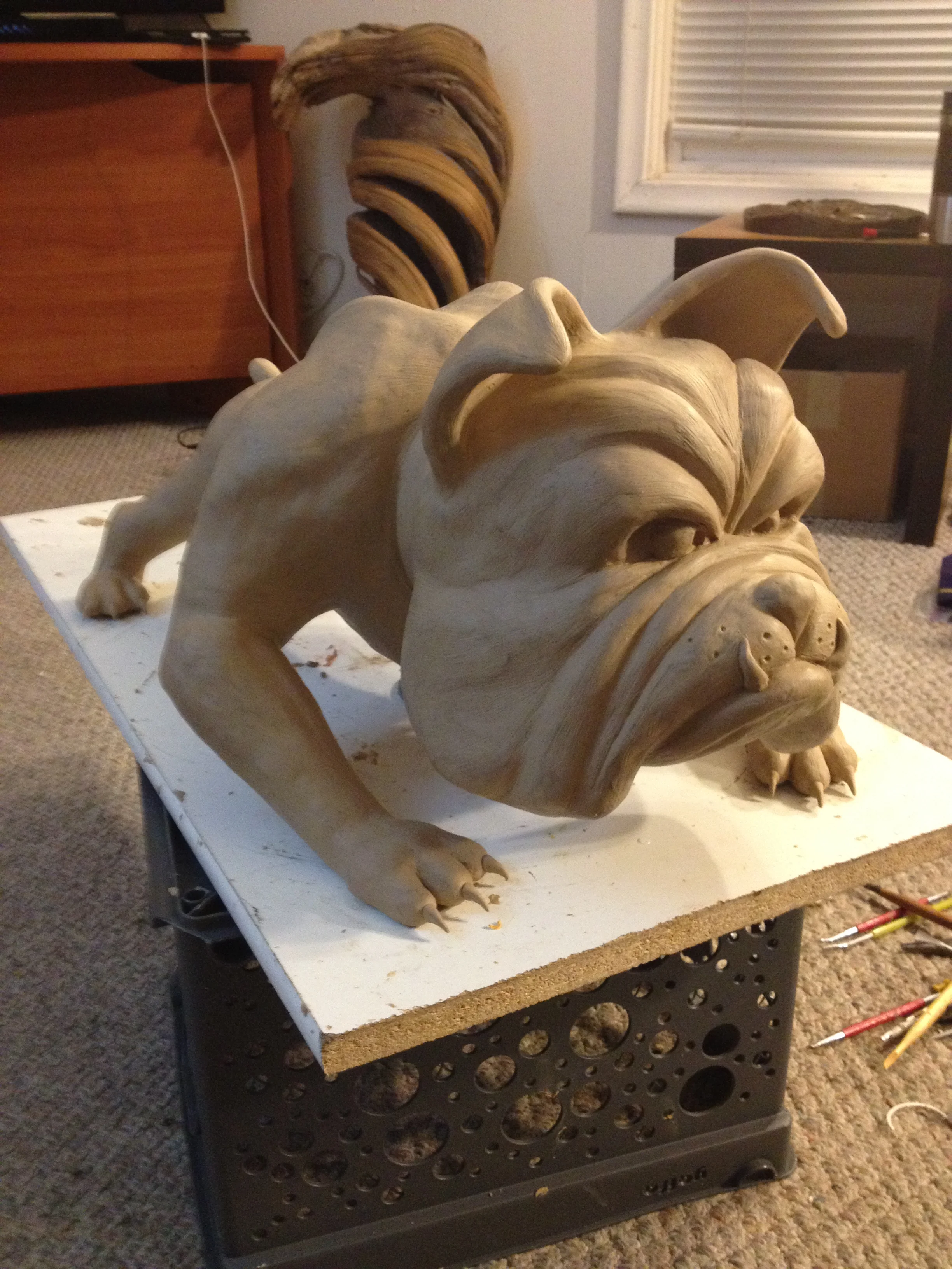 Craig-Fisher-Garner-Webb-Bulldog-Sculpture.JPG