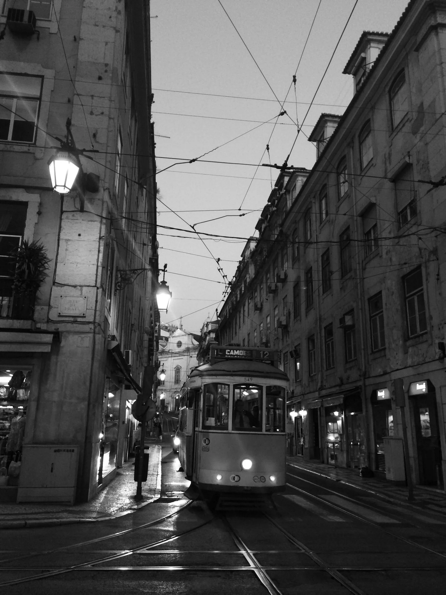 Lisbon at night, March 2014