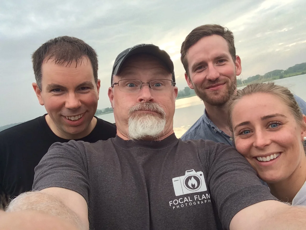 Some of the Focal Flame Photography team: a rowdy crew, to be sure. L to R: Josh Zytkiewicz, Clint Thayer, Austin Cope, Katie Richard.