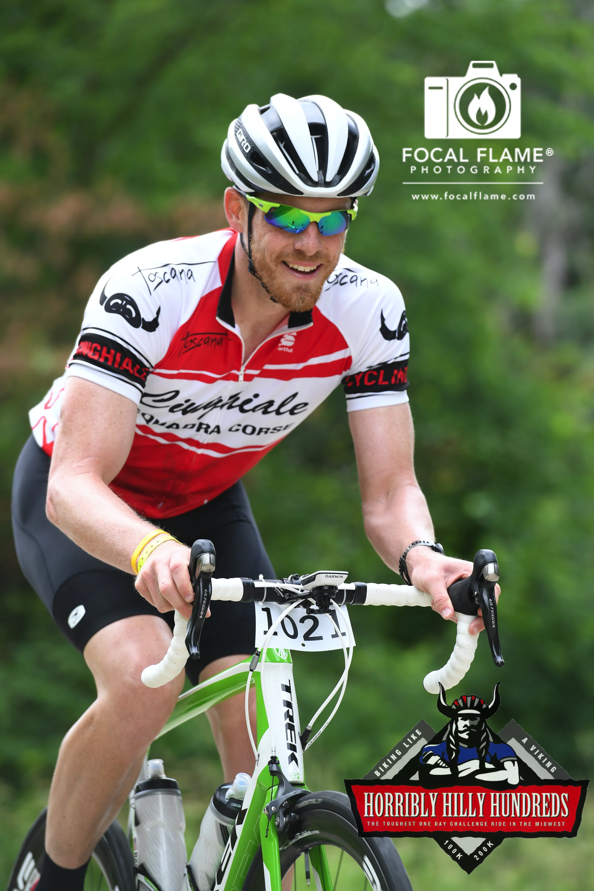 Biking on a direct trajectory yields the best shot. (c) 2017 Focal Flame Photography | Photo credit: Clint Thayer