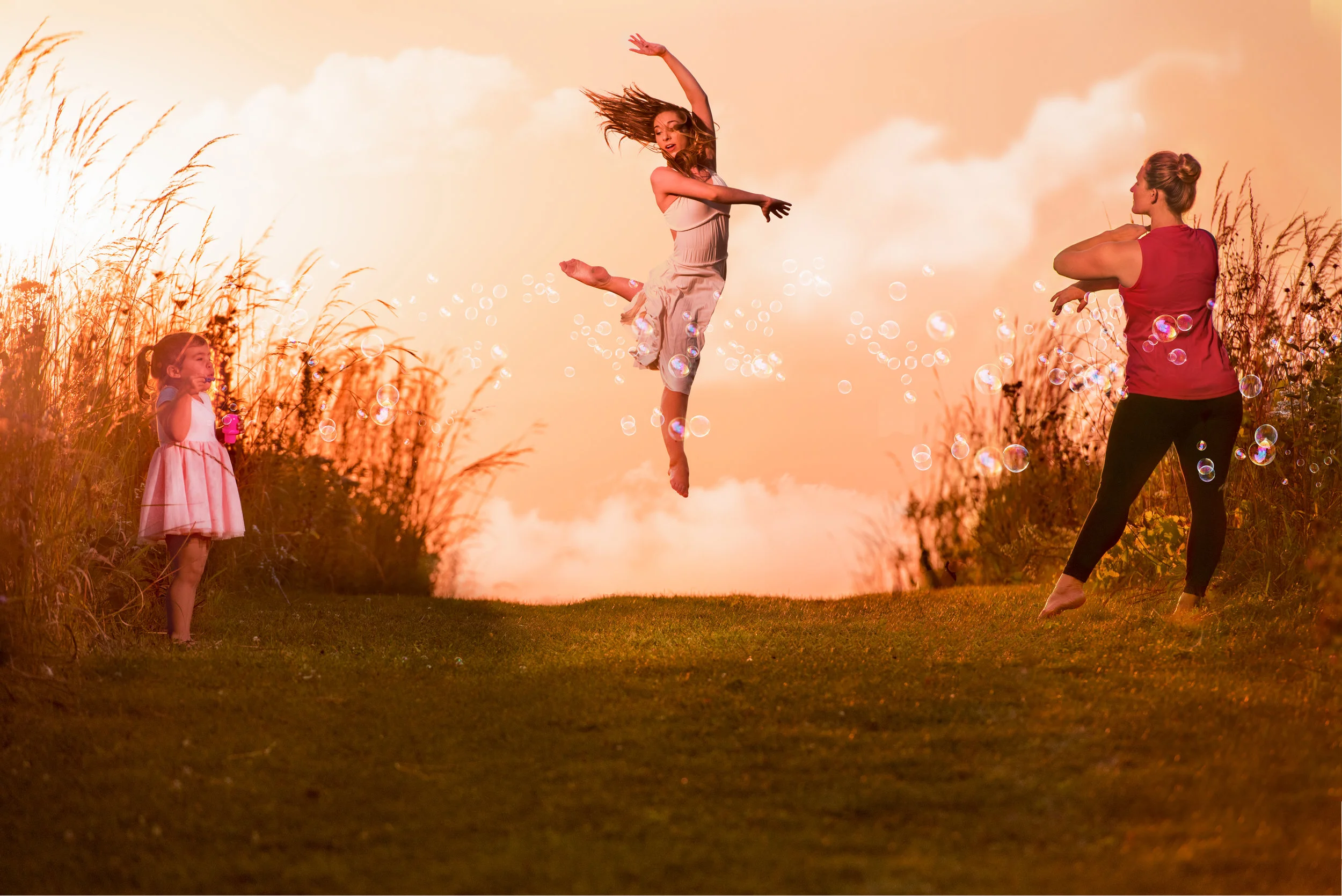 A Dancer by Tom Harcarik. Artist statement: "Through various styles, exploring the concept of using photography to show us the rarely seen, or commonly seen in a new way."