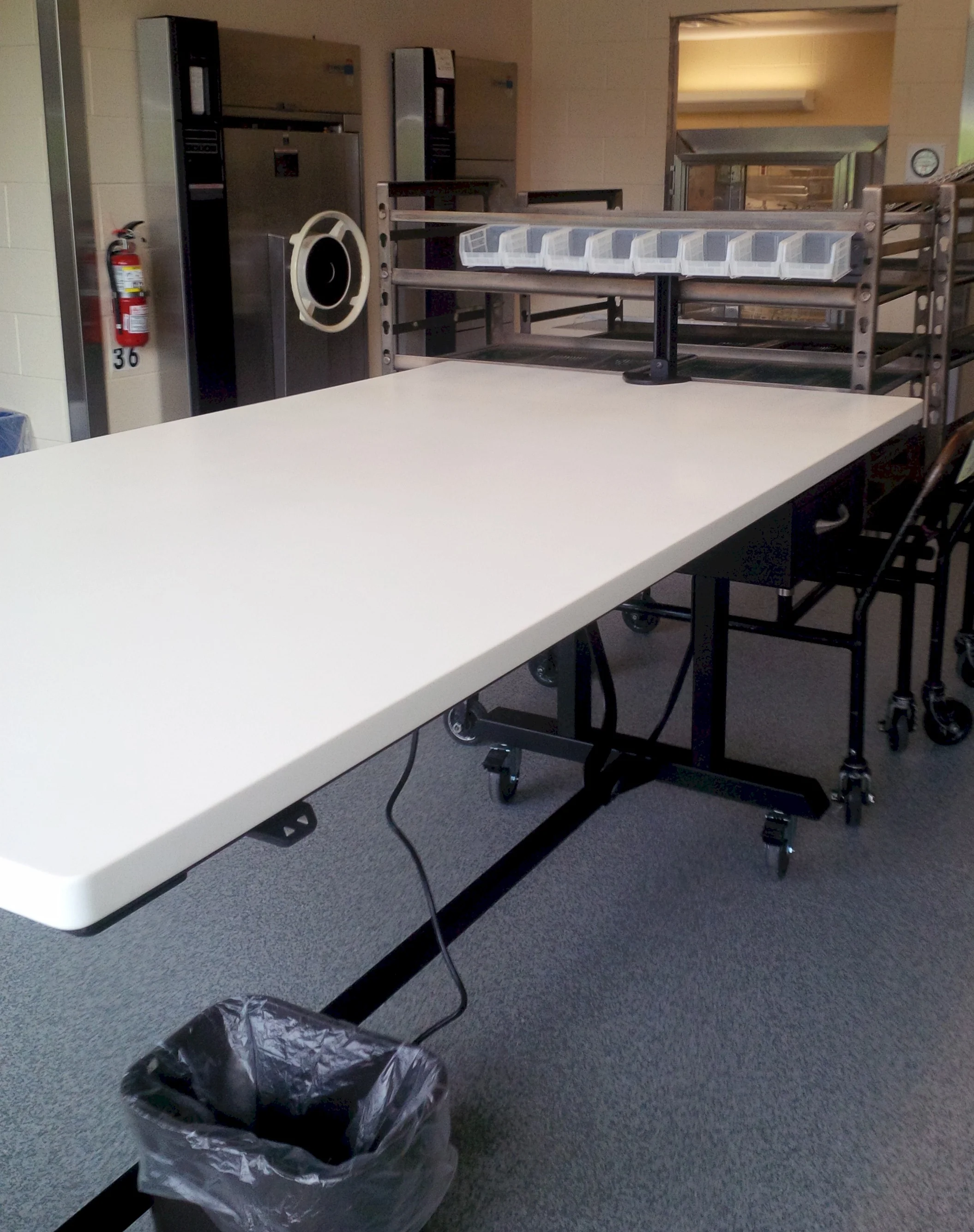 wrapping table