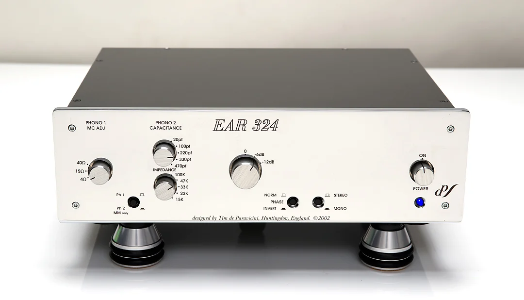 The EAR 324 Phono Preamp by Tim de Paravicini.