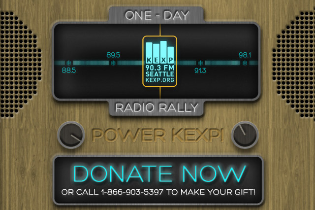 Digital marketing and advertising for KEXP's fundraising event. KEXP is one of the longest lasting independent radios in Seattle.
