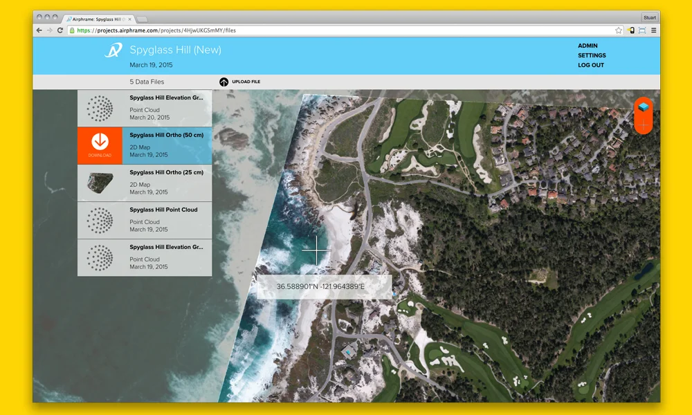 Internal Client Data Viewer tool: Project Viewer.
