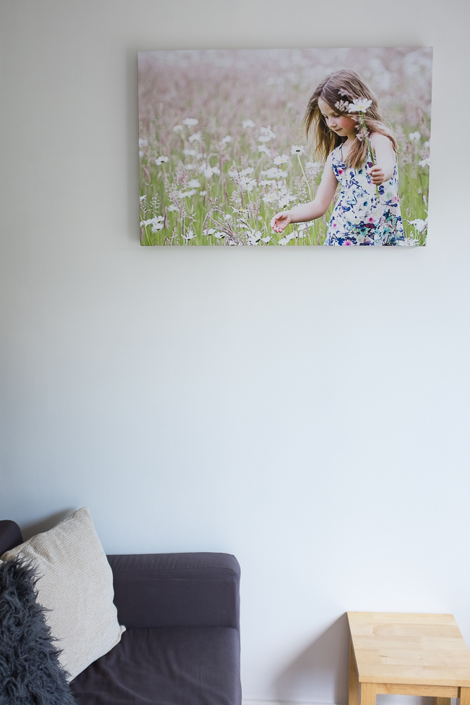 The size of this canvas is 30" x 20" so it's a more substantial display.