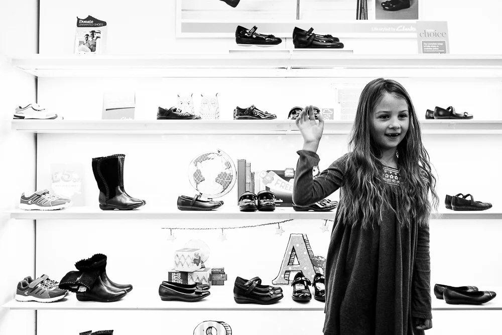 Day 33 - Shopping for new school shoes