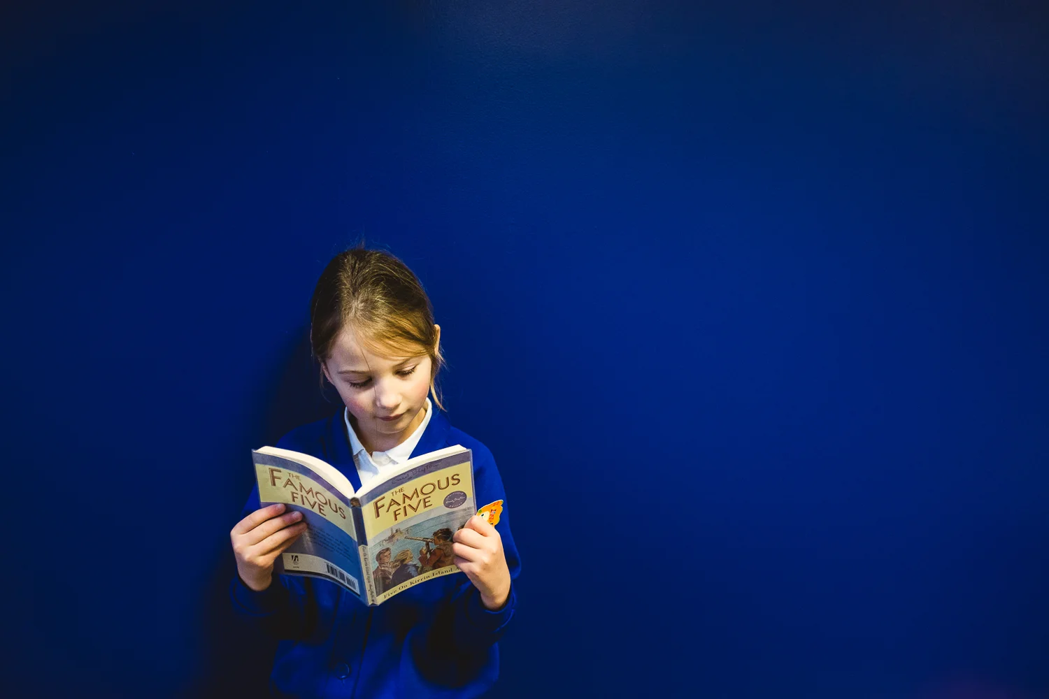 Reading in Blue
