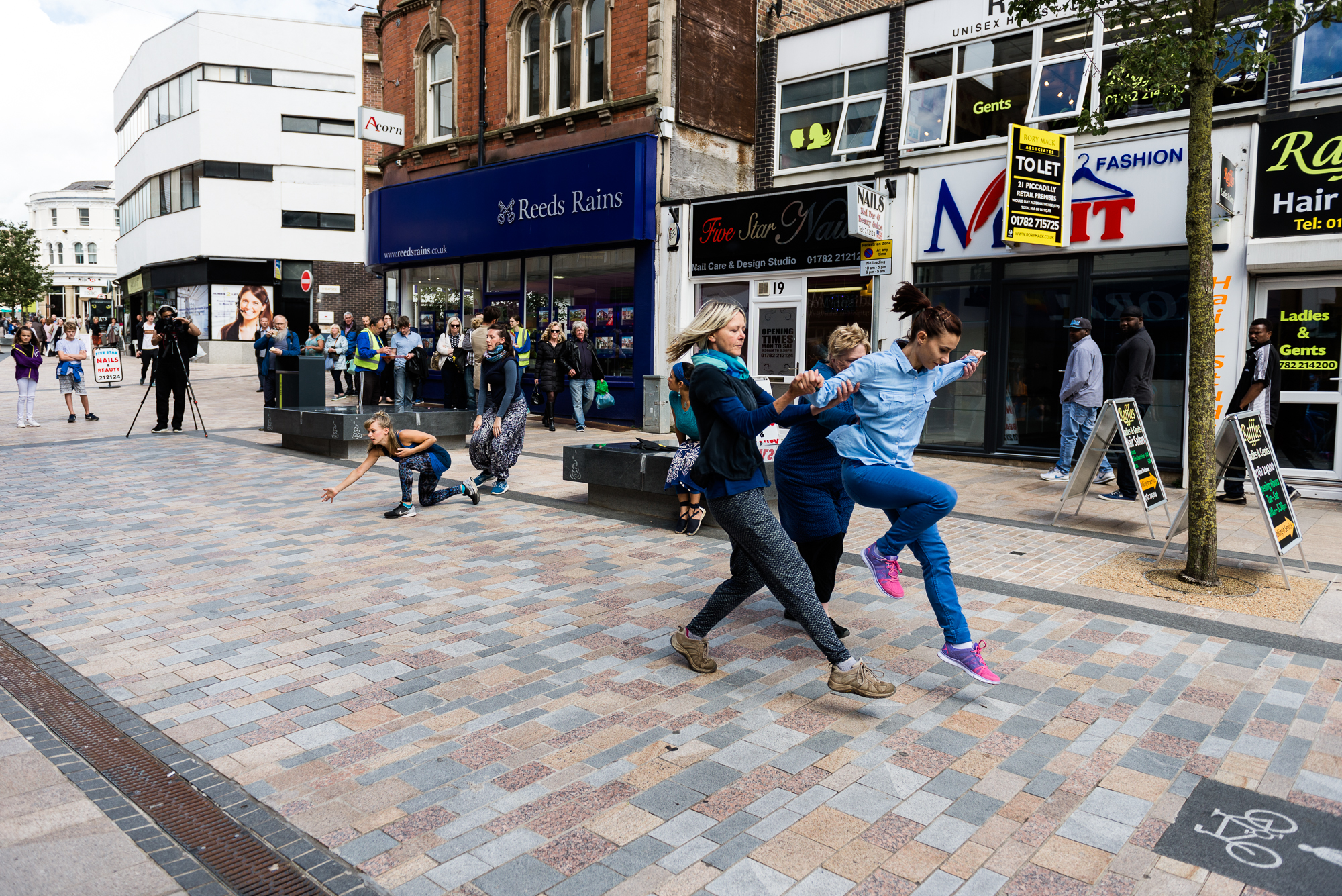 Documentary Photographs Dance Photography - Restoke - Big Dance - Dancing in the Street -  Picadilly, Hanley - Jenny Harper-2.jpg