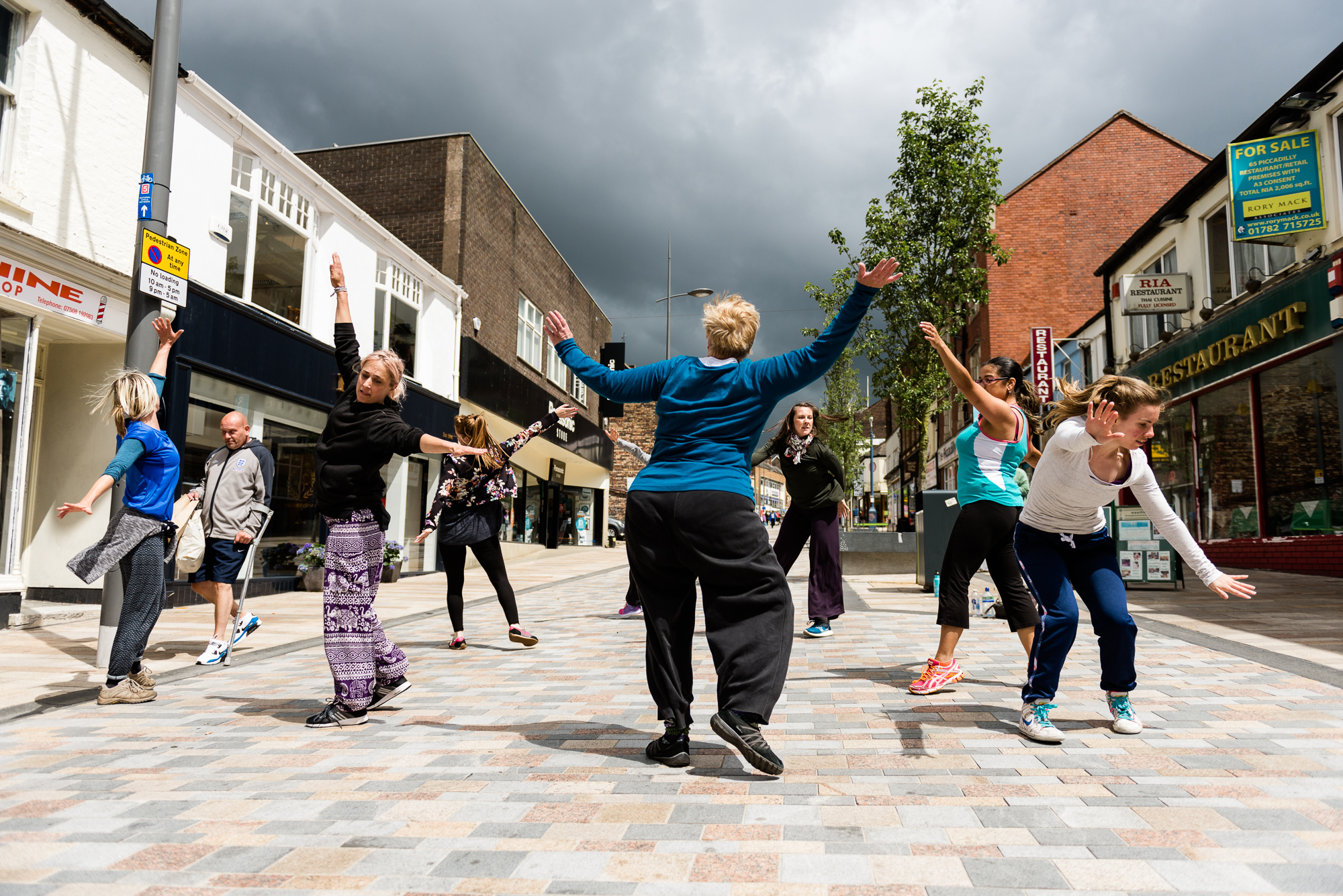 Restoke - Big Dance Rehearsal - Dance Fridays - Dancing in the Street - The Regent Theatre,  Picadilly, Hanley - Documentary Photography by Jenny Harper-15.jpg
