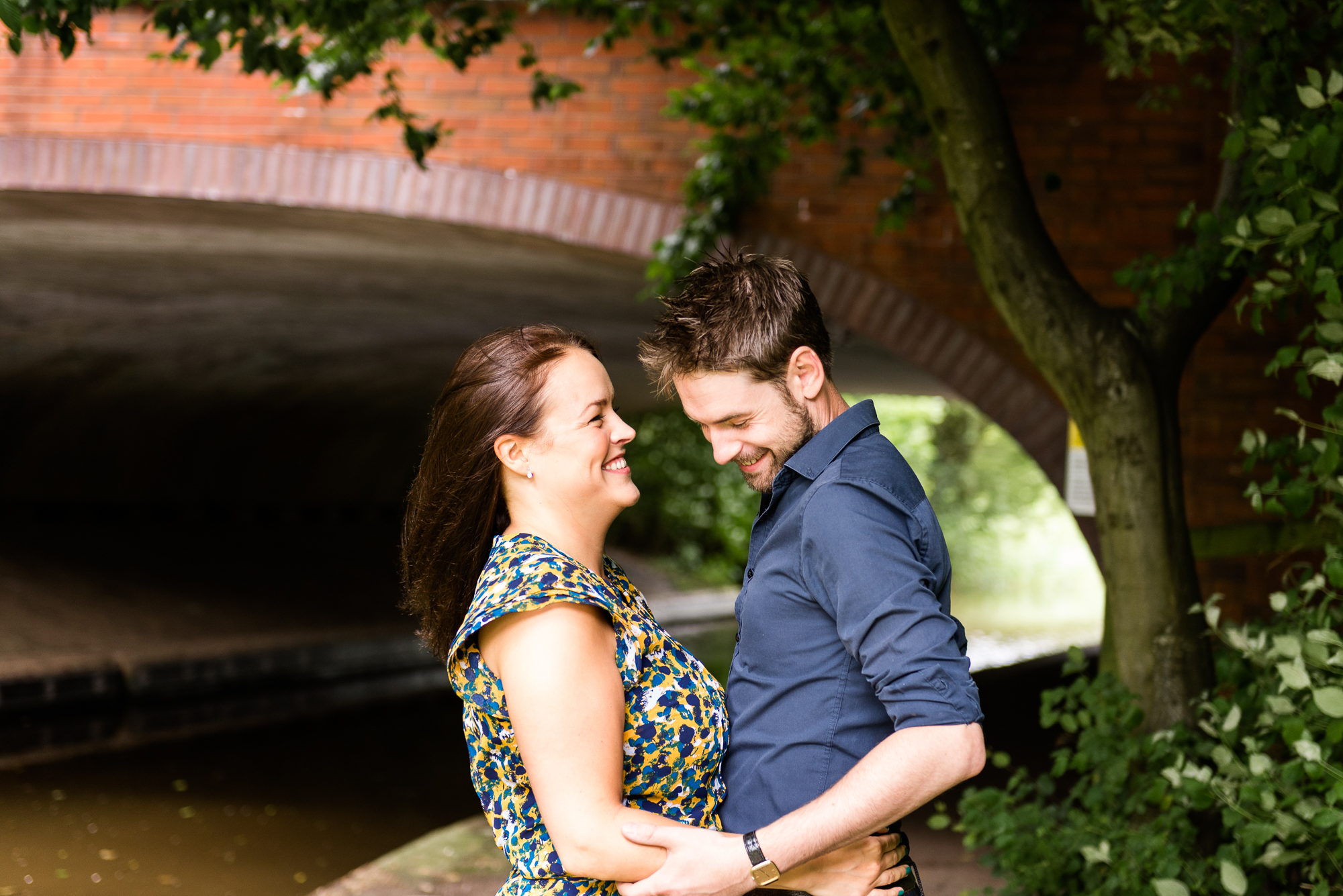 Pre-Wedding Session Engagement Photos Couple Shoot English countryside Canal - Jenny Harper Photography-2.jpg