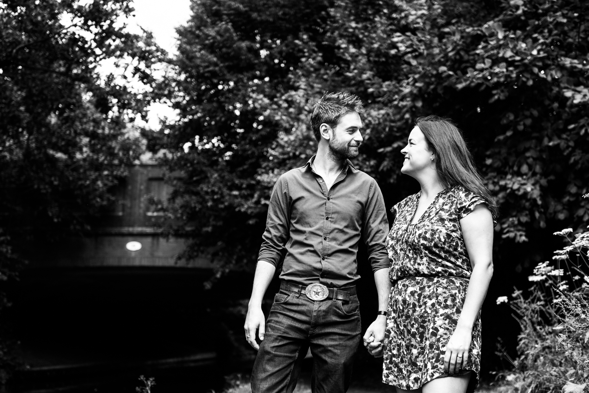 Pre-Wedding Session Engagement Photos Couple Shoot English countryside Canal - Jenny Harper Photography-1.jpg