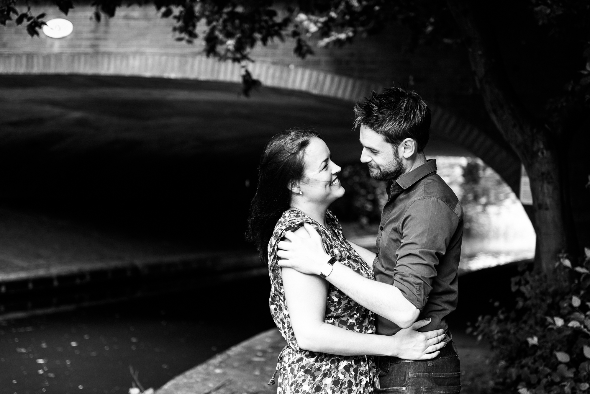 Pre-Wedding Session Engagement Photos Couple Shoot English countryside Canal - Jenny Harper Photography-3.jpg