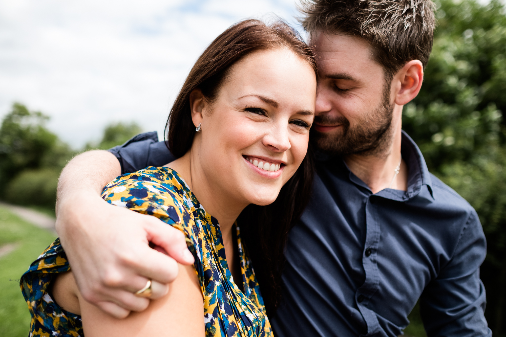 Pre-Wedding Session Engagement Photos Couple Shoot English countryside Canal - Jenny Harper Photography-11.jpg