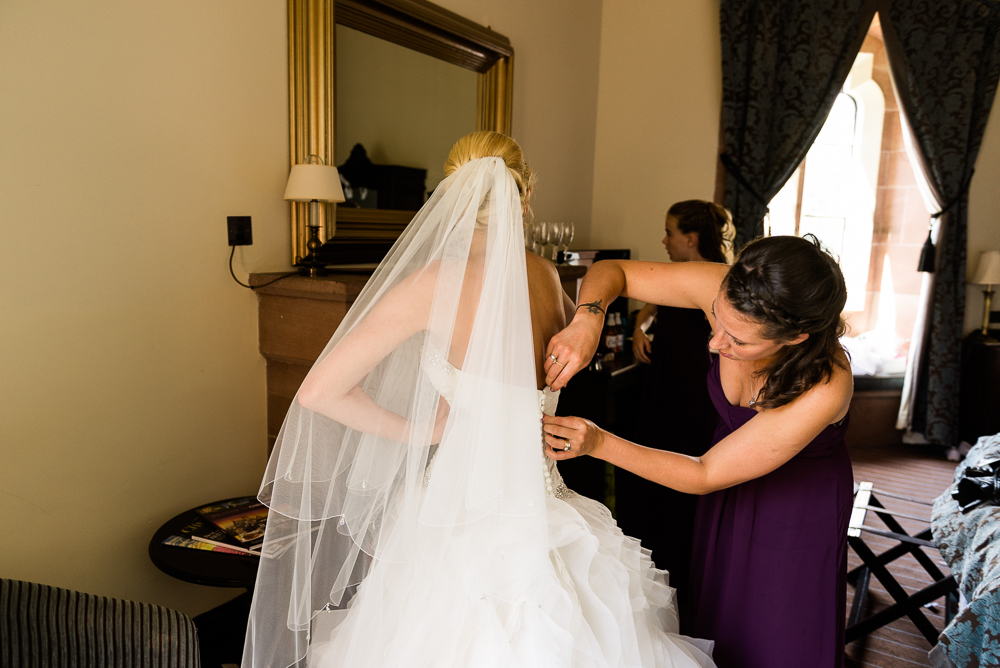 Castle Wedding at Peckforton Castle, Cheshire Owl Falconry Ian Stuart Bride Bandeoke - Jenny Harper Photography-24.jpg