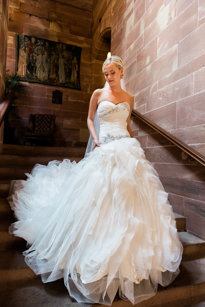 Castle Wedding at Peckforton Castle, Cheshire Owl Falconry Ian Stuart Bride Bandeoke - Jenny Harper Photography-29.jpg