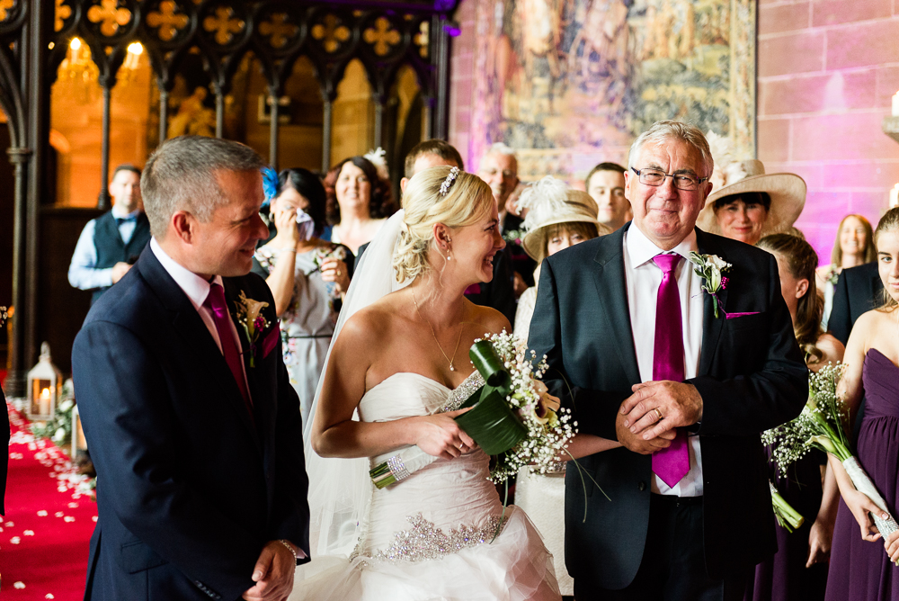 Castle Wedding at Peckforton Castle, Cheshire Owl Falconry Ian Stuart Bride Bandeoke - Jenny Harper Photography-35.jpg