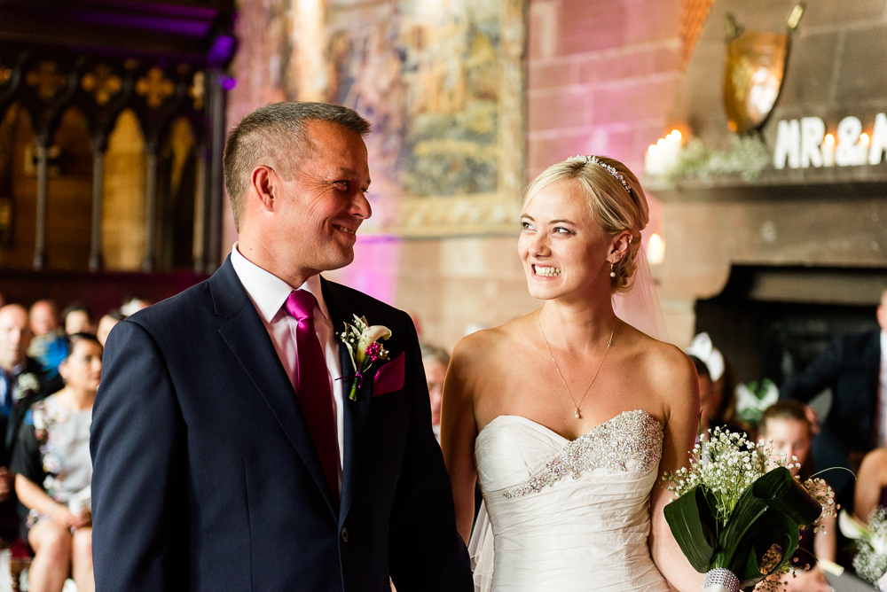 Castle Wedding at Peckforton Castle, Cheshire Owl Falconry Ian Stuart Bride Bandeoke - Jenny Harper Photography-37.jpg