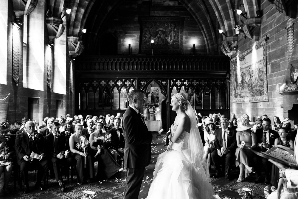 Castle Wedding at Peckforton Castle, Cheshire Owl Falconry Ian Stuart Bride Bandeoke - Jenny Harper Photography-39.jpg