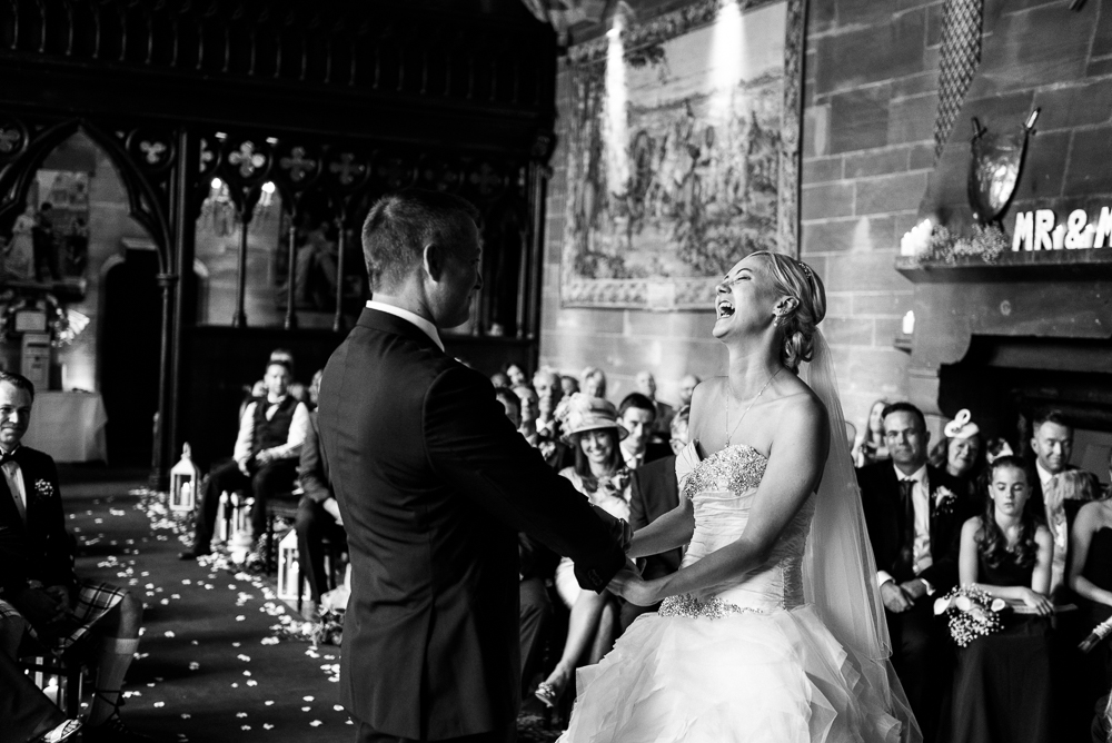 Castle Wedding at Peckforton Castle, Cheshire Owl Falconry Ian Stuart Bride Bandeoke - Jenny Harper Photography-40.jpg