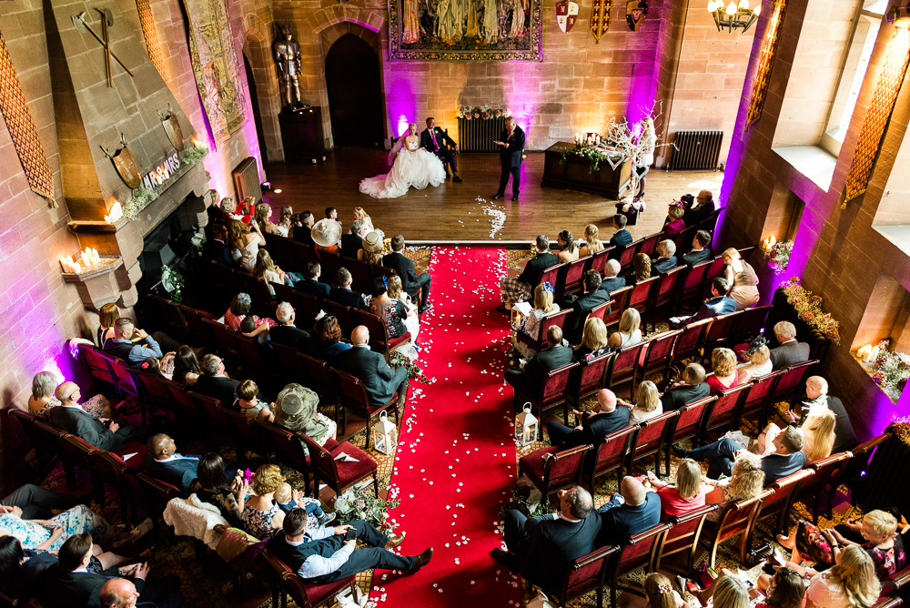 Castle Wedding at Peckforton Castle, Cheshire Owl Falconry Ian Stuart Bride Bandeoke - Jenny Harper Photography-41.jpg