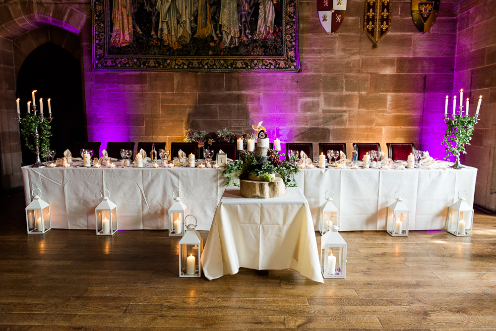 Castle Wedding at Peckforton Castle, Cheshire Owl Falconry Ian Stuart Bride Bandeoke - Jenny Harper Photography-66.jpg