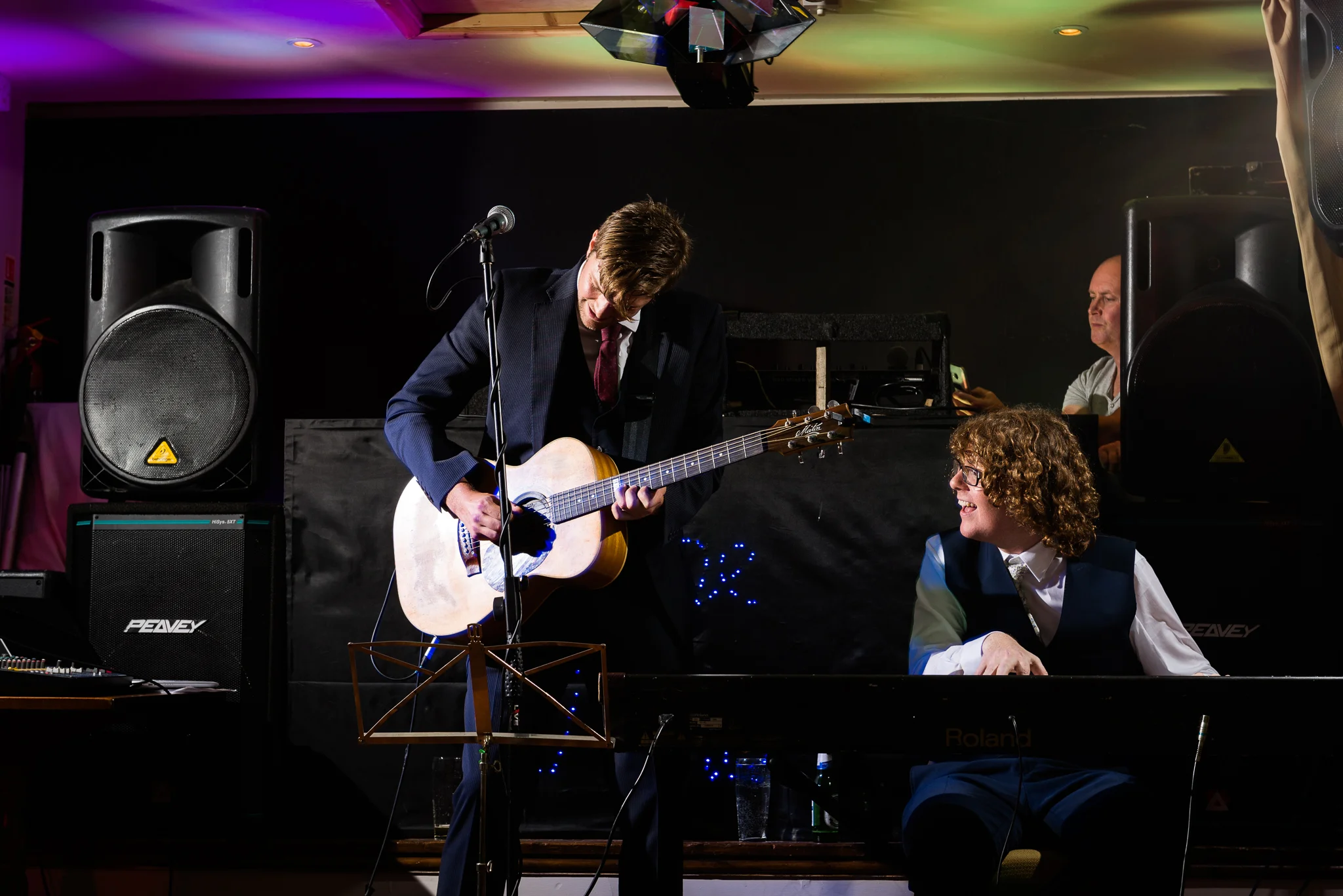 Relaxed Summer Wedding at The Manor, Cheadle Guitarist Musicians Vinyl-56.jpg
