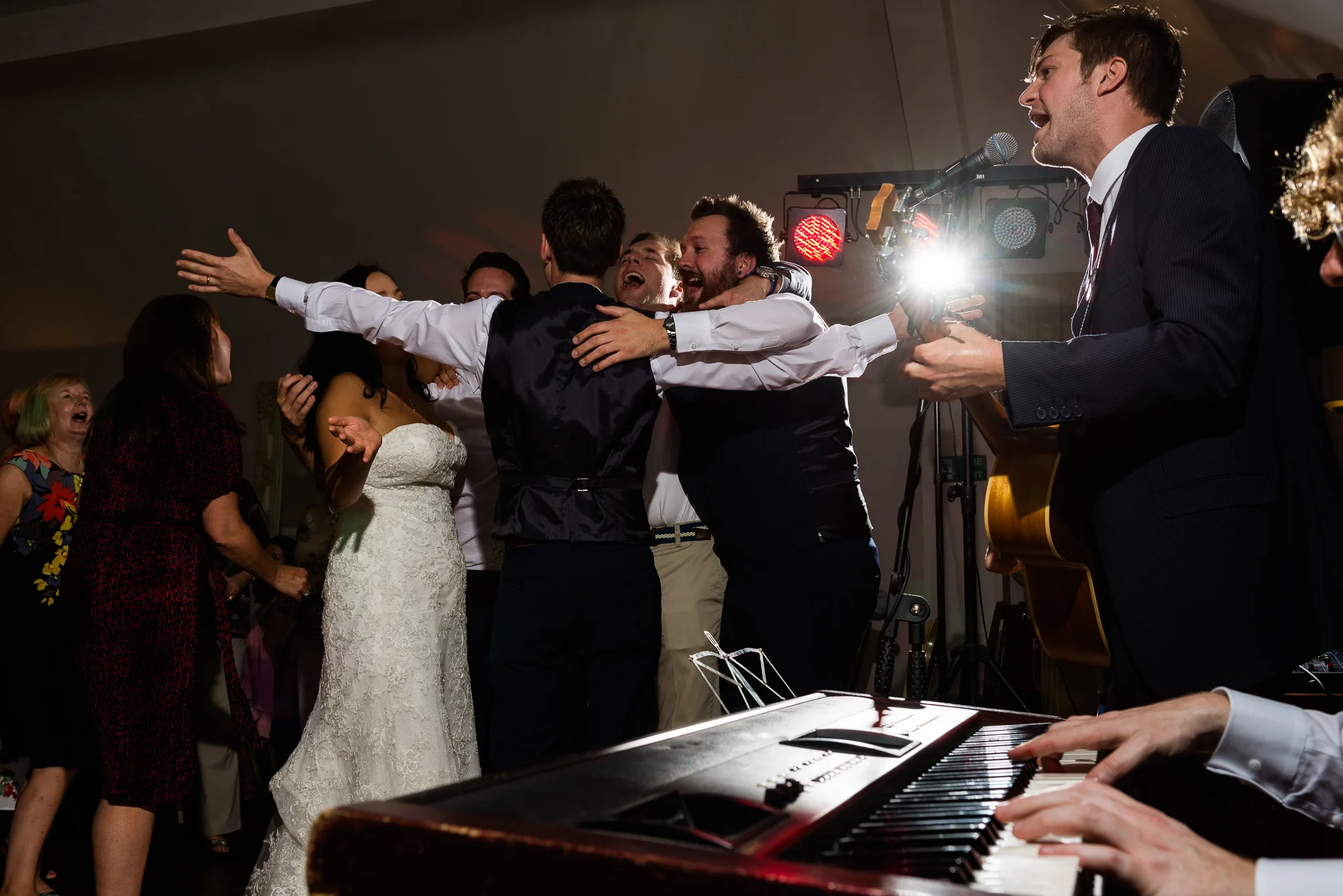 Relaxed Summer Wedding at The Manor, Cheadle Guitarist Musicians Vinyl-58.jpg