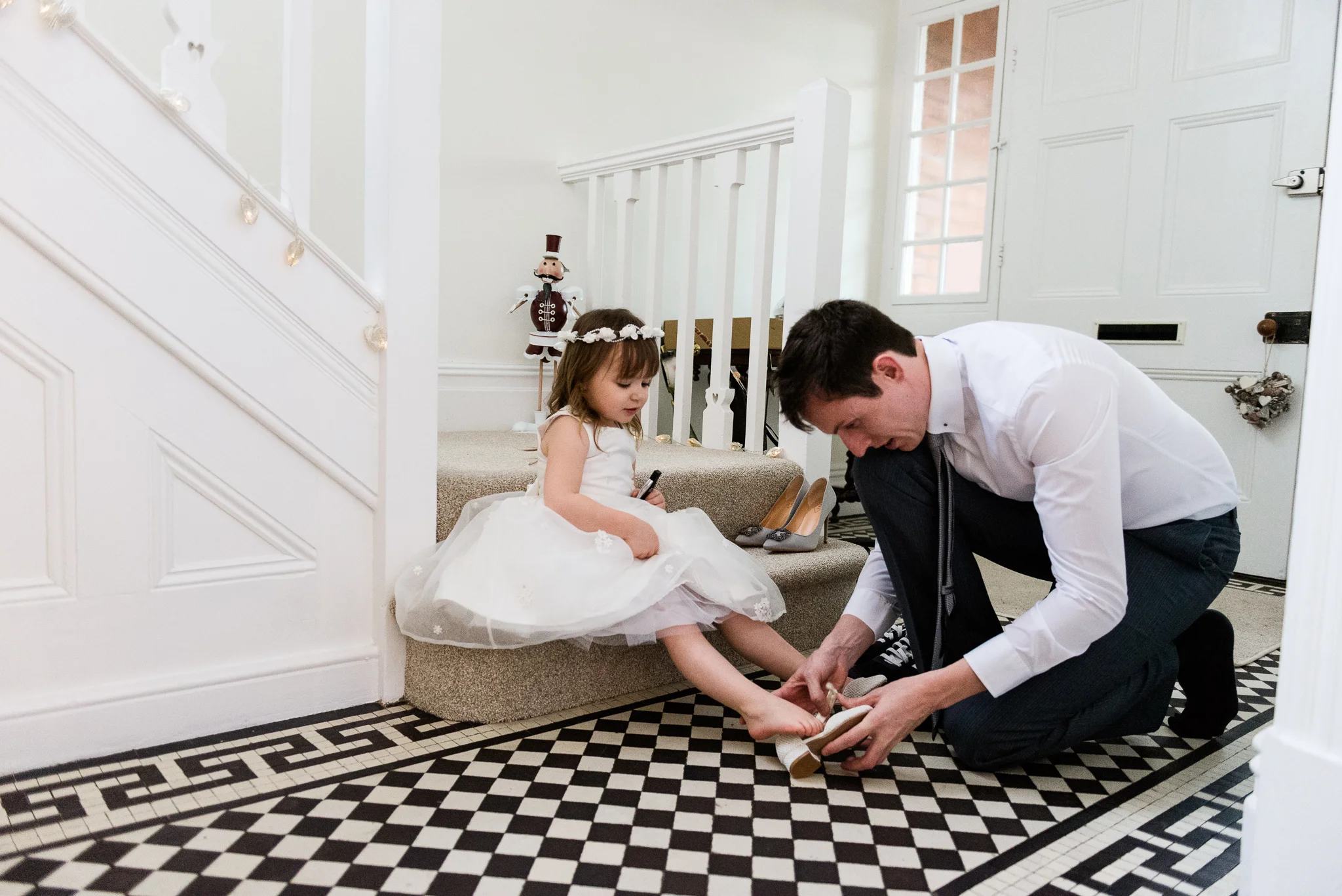 Winter Wedding Christmas Wedding Photography Stafford, Staffordshire Saint Chad Weston Hall Documentary Photographer - Jenny Harper-15.jpg