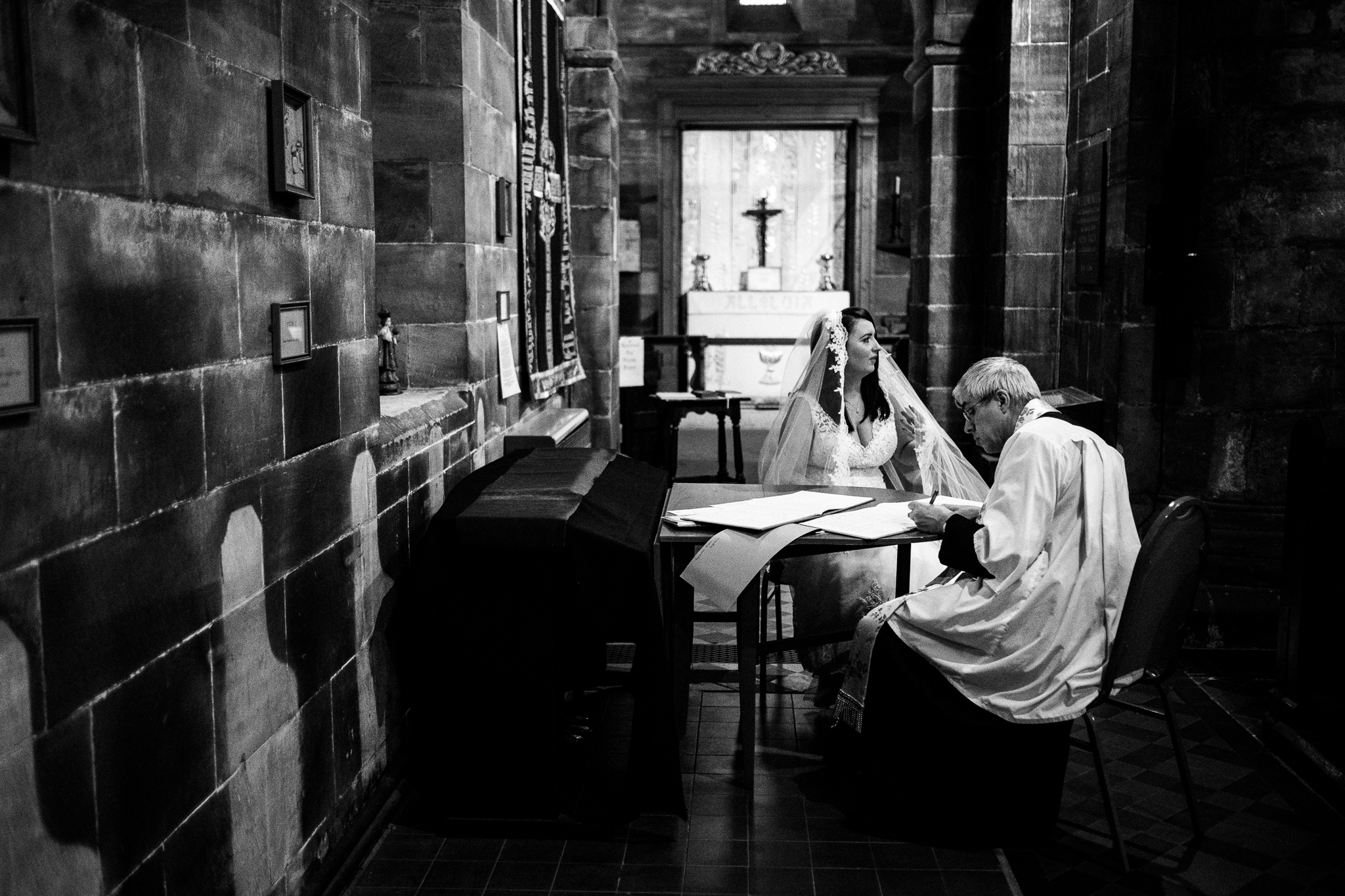 Winter Wedding Christmas Wedding Photography Stafford, Staffordshire Saint Chad Weston Hall Documentary Photographer - Jenny Harper-27.jpg