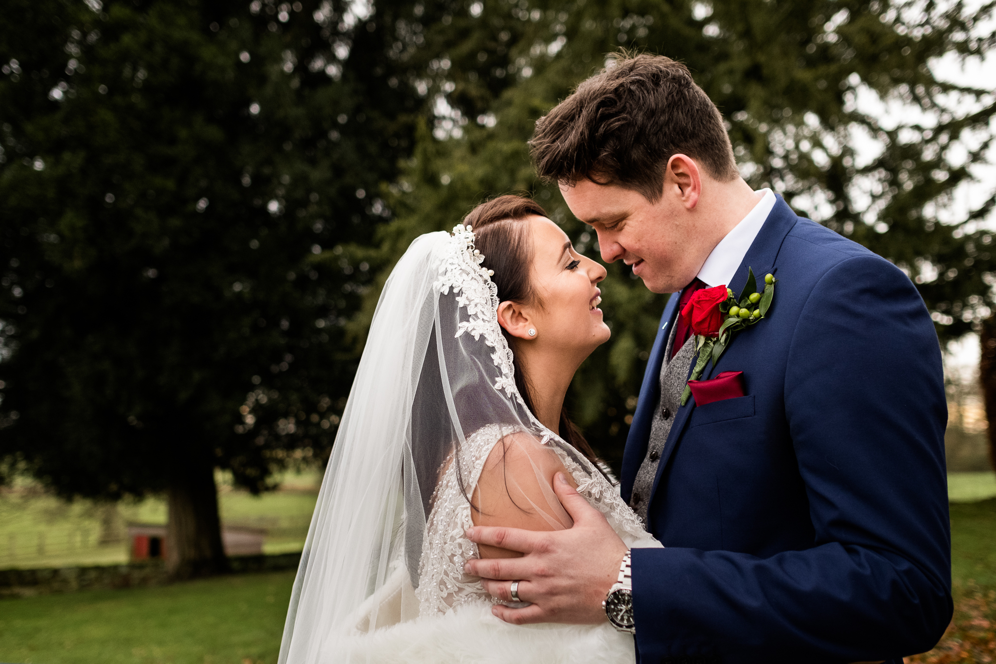 Winter Wedding Christmas Wedding Photography Stafford, Staffordshire Saint Chad Weston Hall Documentary Photographer - Jenny Harper-37.jpg