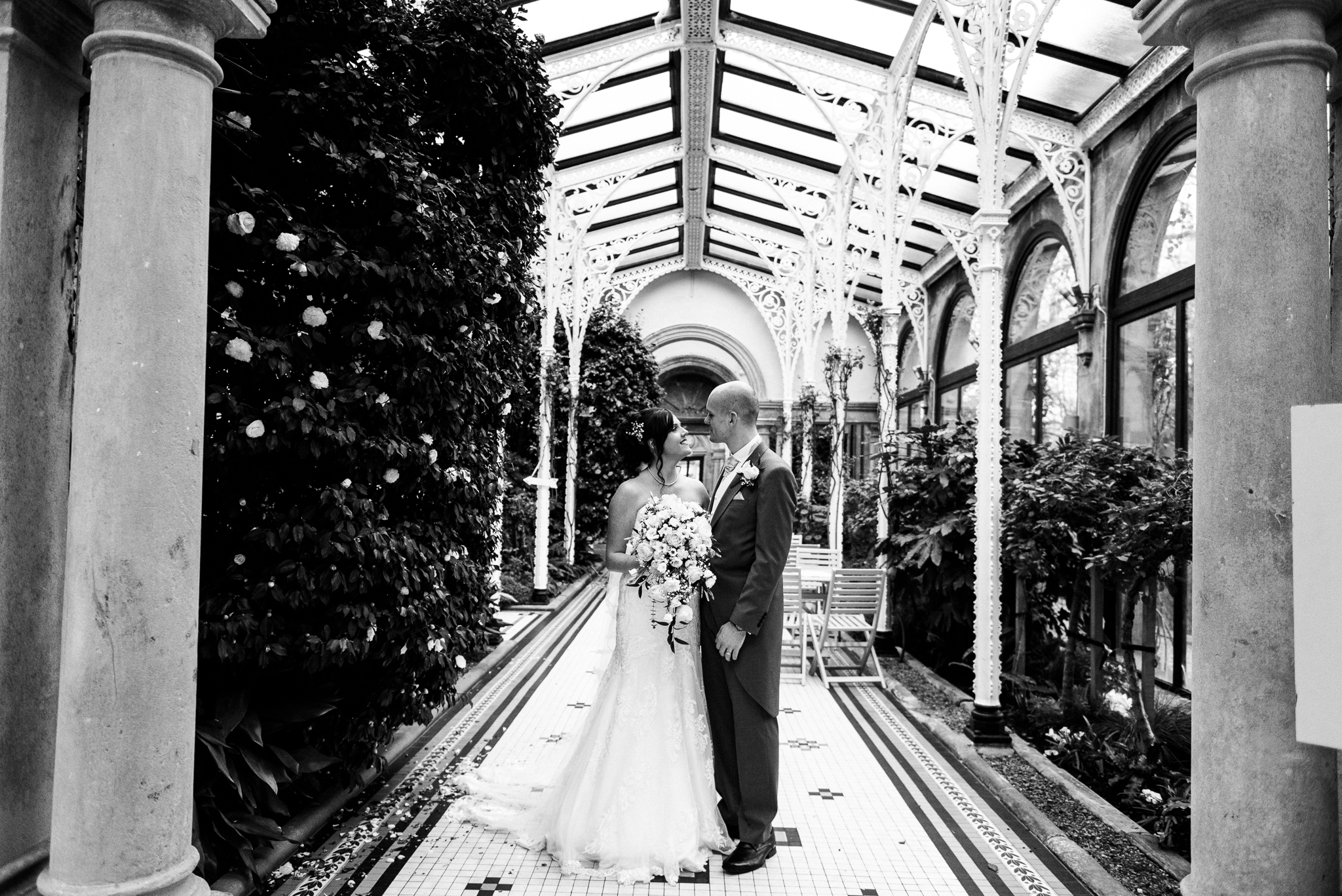 Snow Winter Wedding at Sandon Hall, Staffordshire - Jenny Harper-37.jpg