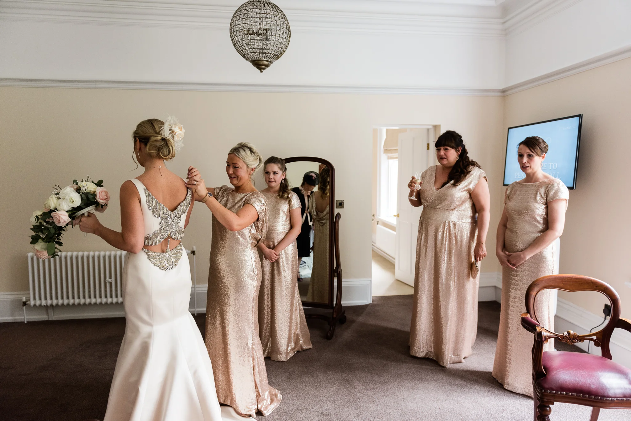 Stylish Easter Wedding at Pendrell Hall Country House Wedding Venue Staffordshire - Jenny Harper-21.jpg