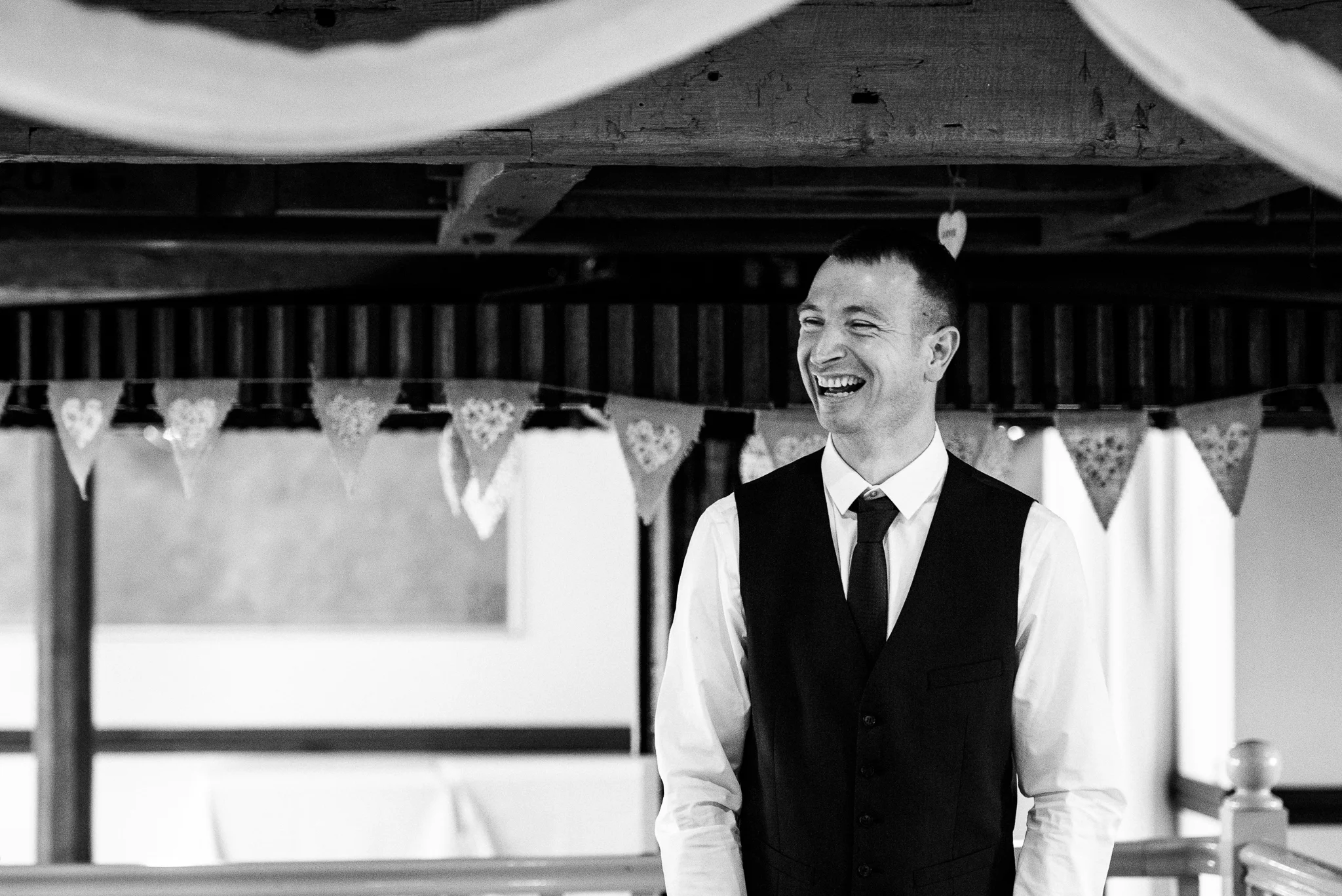 Stylish Sunny Spring Wedding at The Mill, Stone, Staffordshire Yellow Daffodills - Jenny Harper-50.jpg