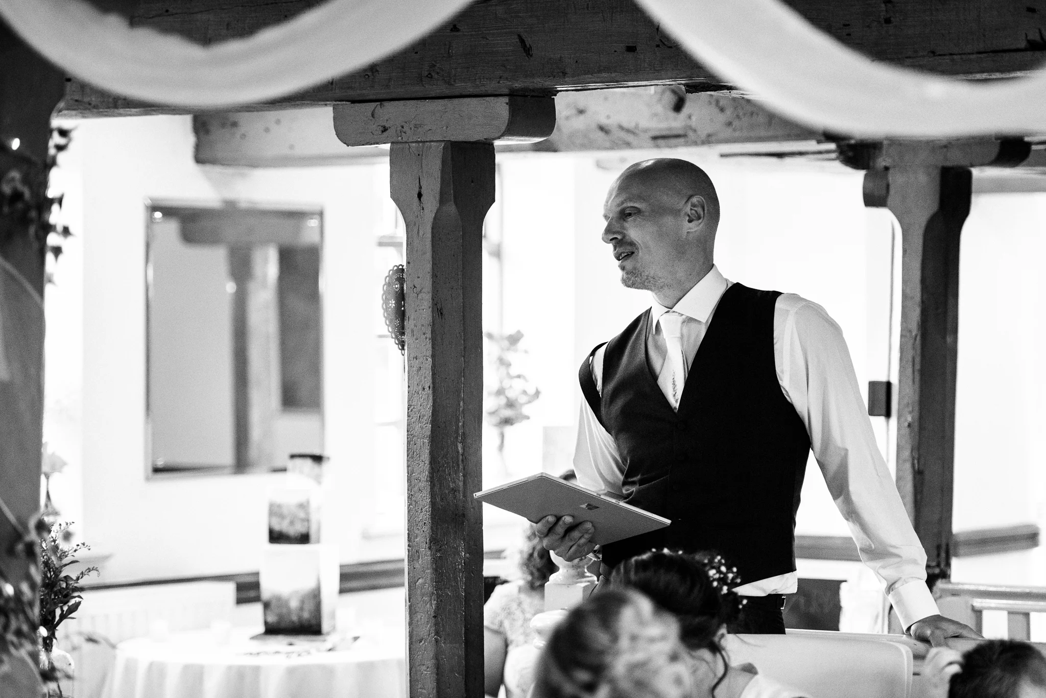 Stylish Sunny Spring Wedding at The Mill, Stone, Staffordshire Yellow Daffodills - Jenny Harper-57.jpg