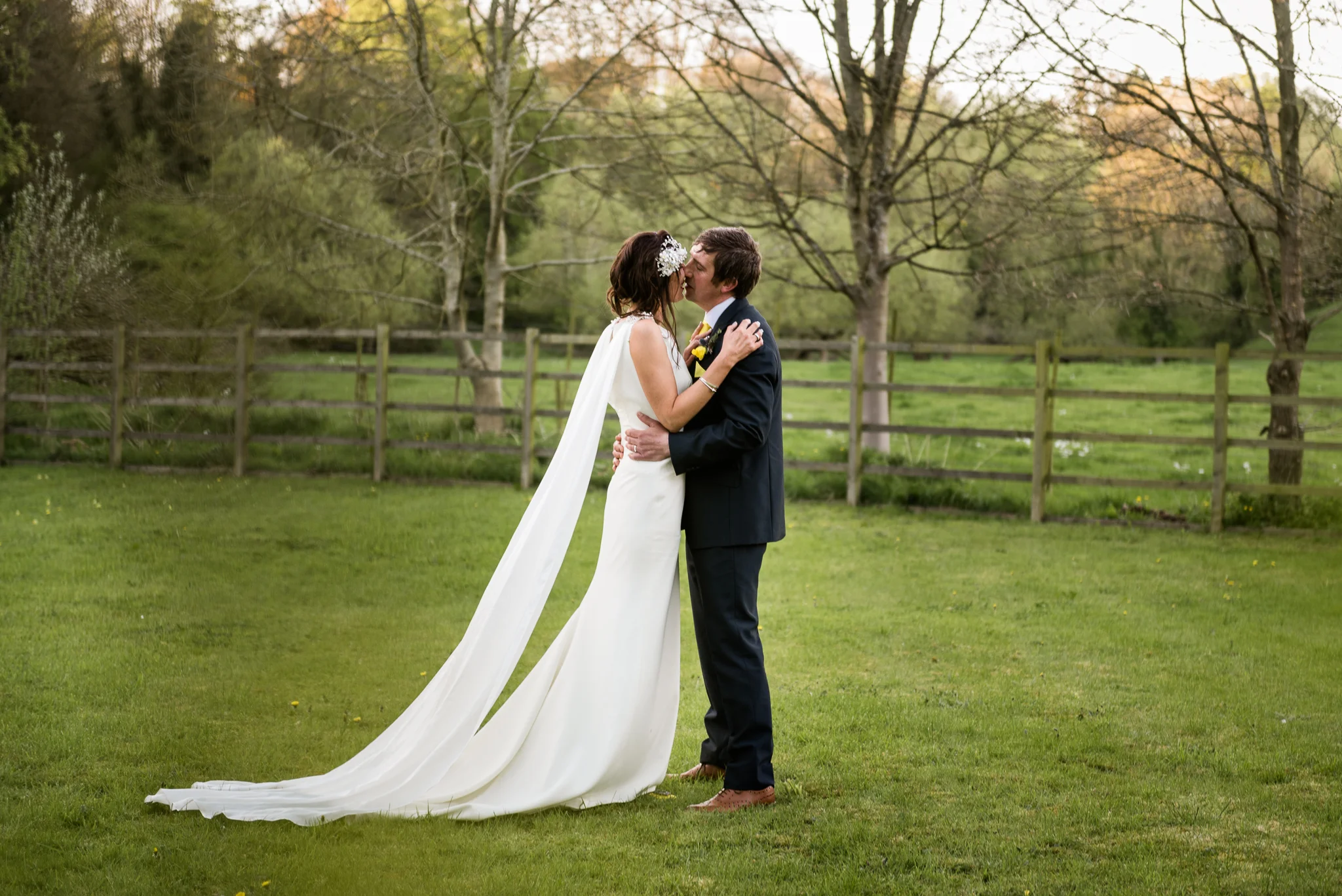 Stylish Sunny Spring Wedding at The Mill, Stone, Staffordshire Yellow Daffodills - Jenny Harper-62.jpg