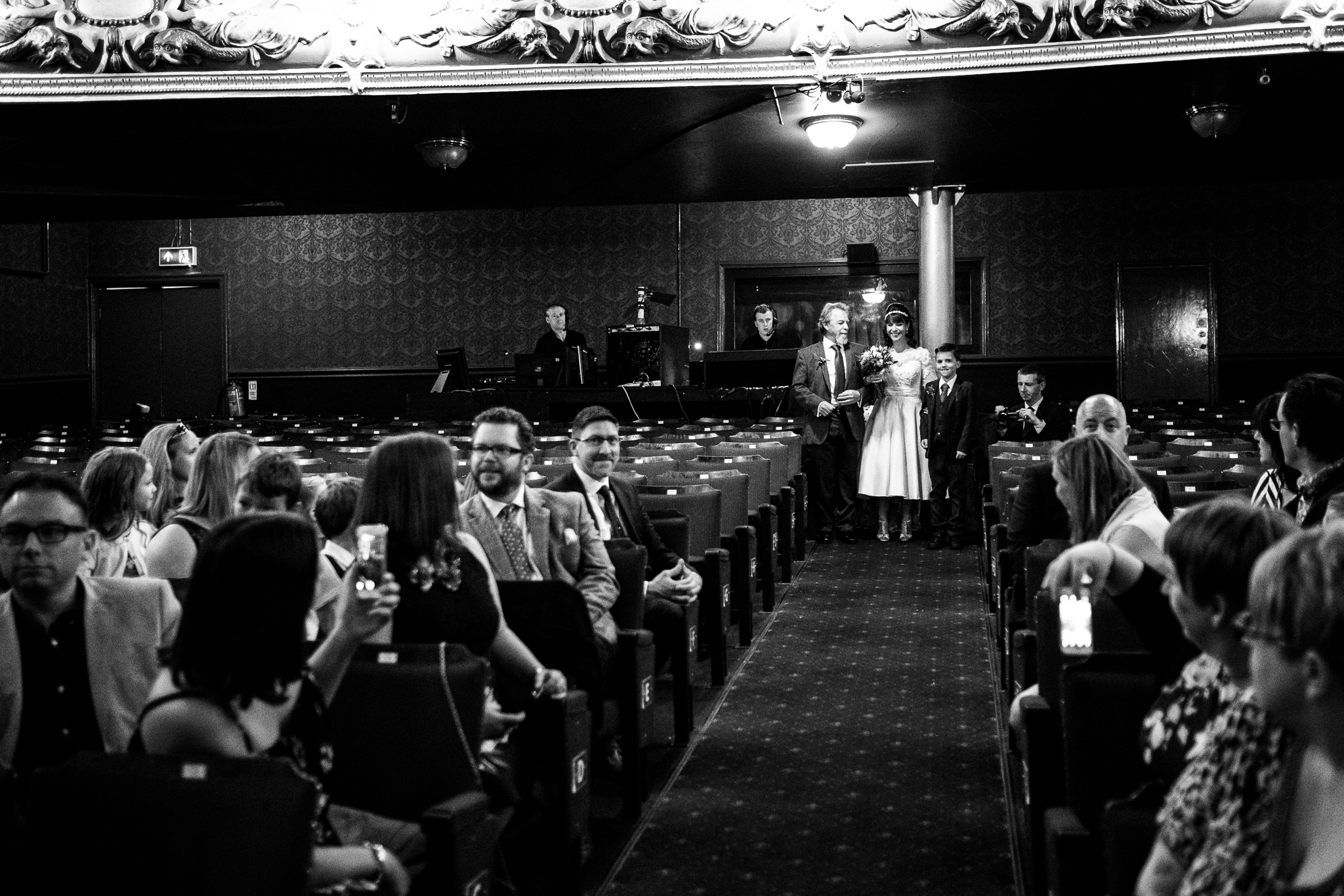 Cheshire Wedding Photography at Crewe Lyceum Theatre Stage Wedding Art Deco 20s - Jenny Harper-15.jpg