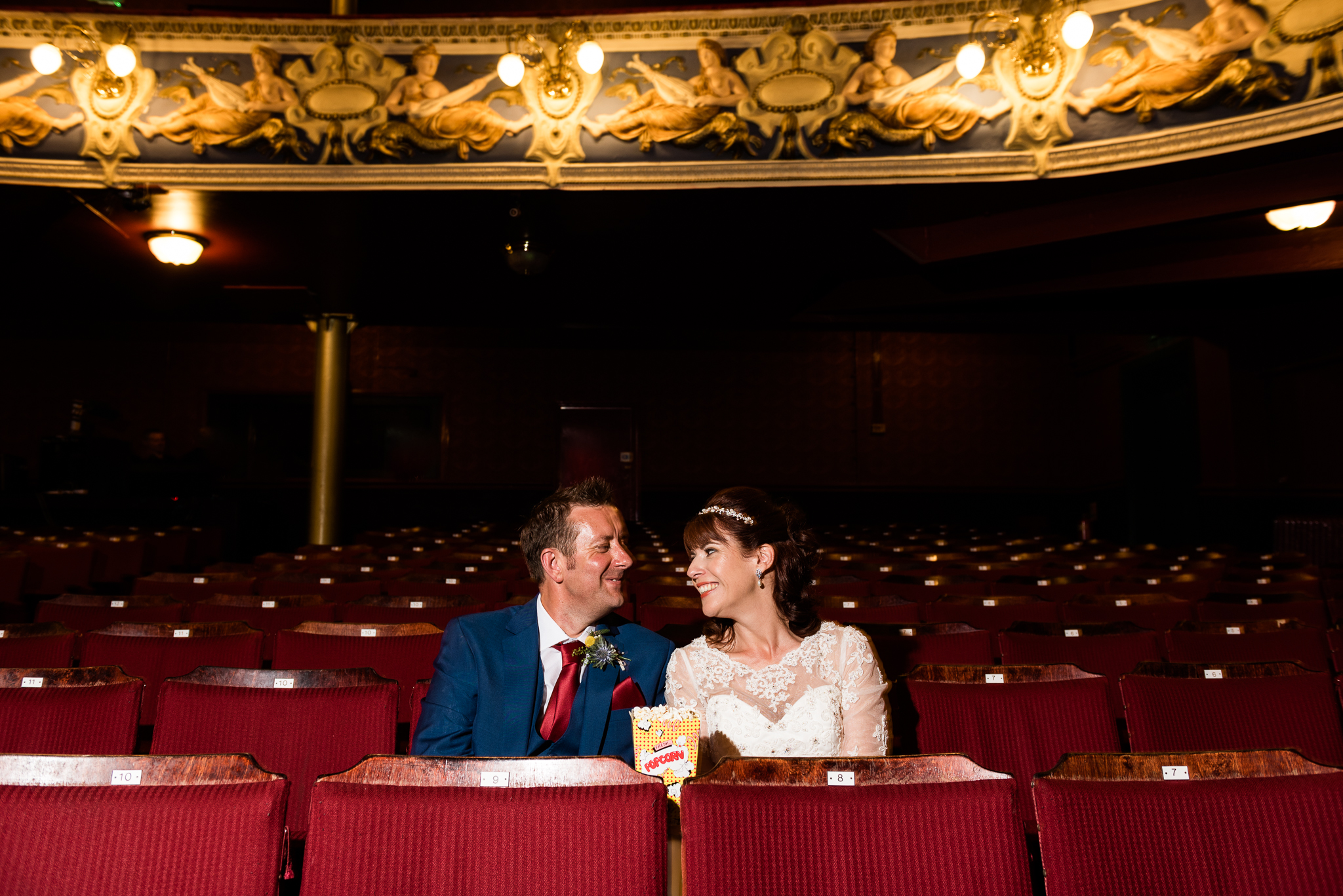 Cheshire Wedding Photography at Crewe Lyceum Theatre Stage Wedding Art Deco 20s - Jenny Harper-30.jpg
