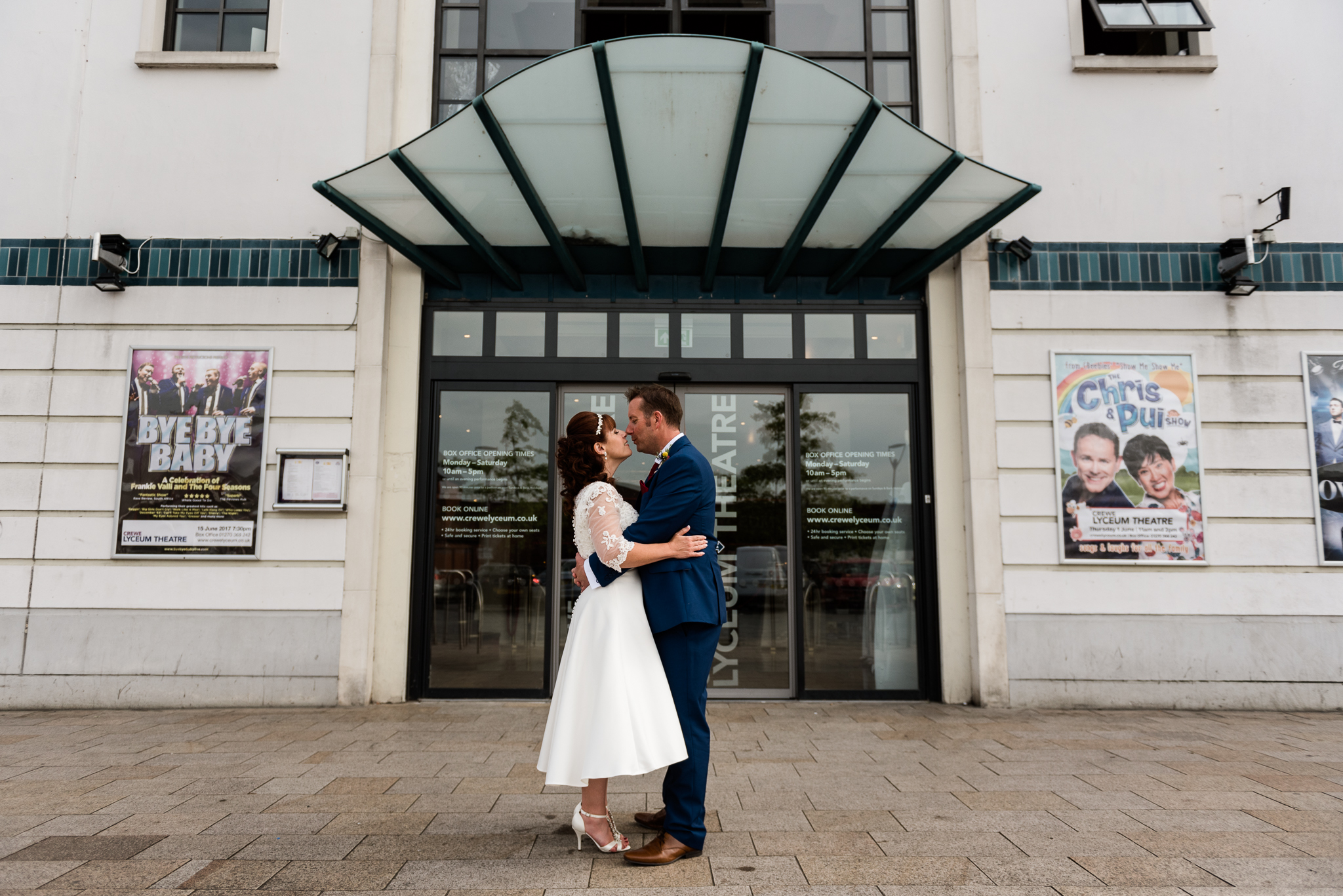 Cheshire Wedding Photography at Crewe Lyceum Theatre Stage Wedding Art Deco 20s - Jenny Harper-59.jpg